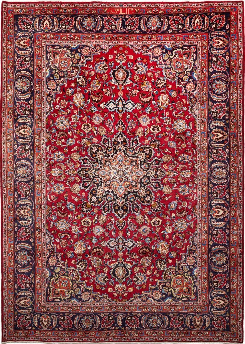Orientteppich Mashhad 239x335 Handgeknüpfter Orientteppich / Perserteppich, Nain Trading, rechteckig, Höhe: 12 mm