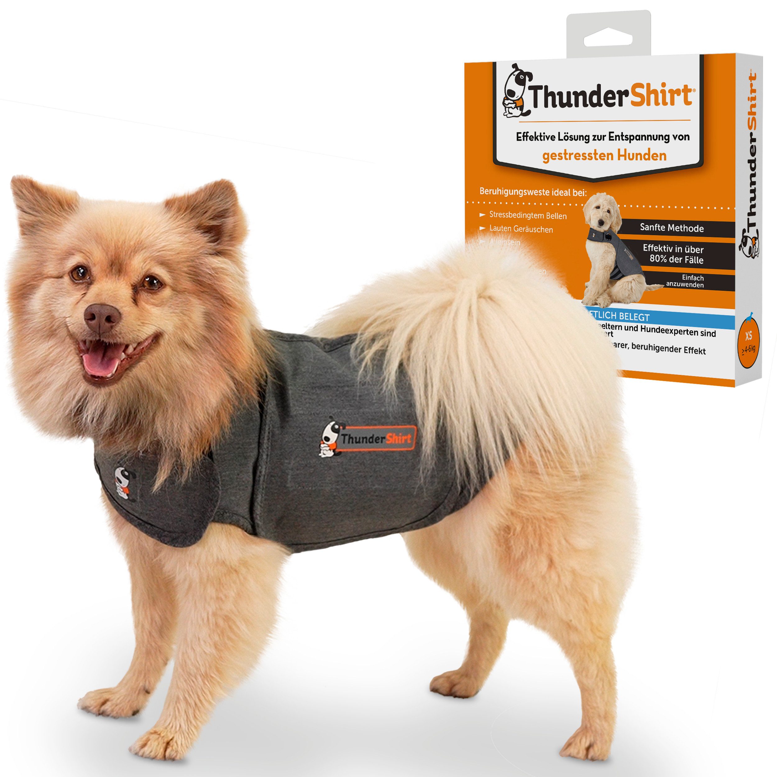 Adaptil Hunde-Halsband ThunderShirt ® - Die Beruhigungsweste für gestresste Hunde
