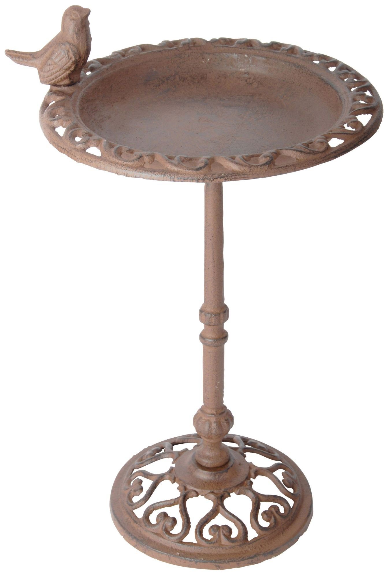 esschert design Vogeltränke, Vogeltränke Vogelbad auf Standfuß Höhe 39 cm, Ø23 cm
