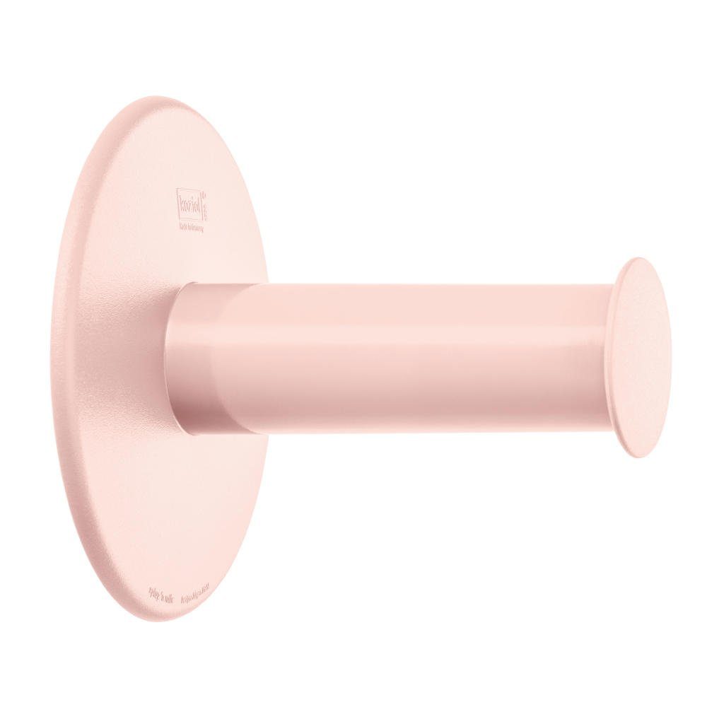 KOZIOL Toilettenpapierhalter Plug N Roll Queen Pink, mit Saugnapf