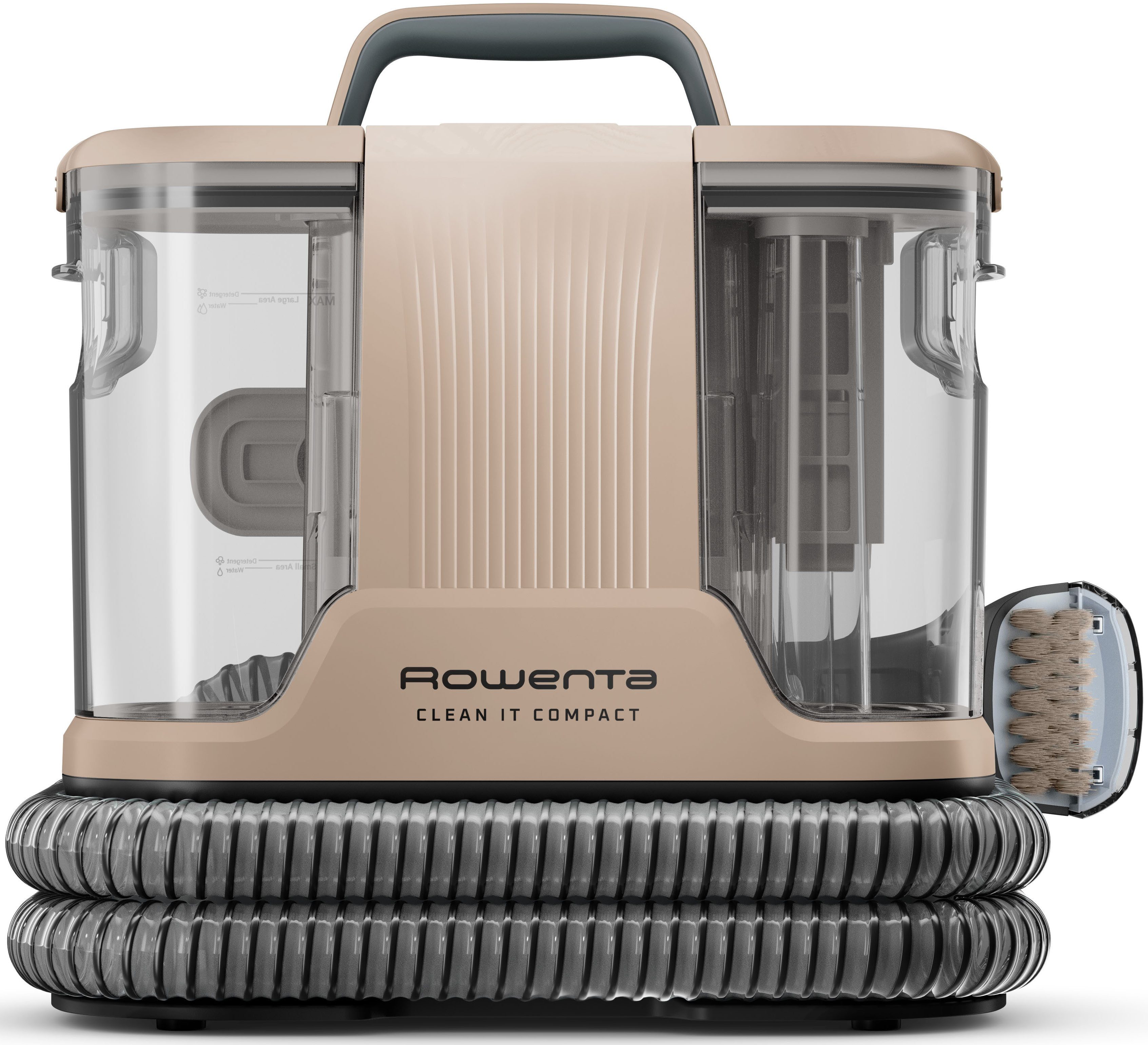 Rowenta Teppichreinigungsgerät Clean it, tragbarer Fleckenreiniger, austauschbare Reinigungsköpfe, 400 W, kompakt und leicht, beseitigt schnell und effizient Flecken, IN3010