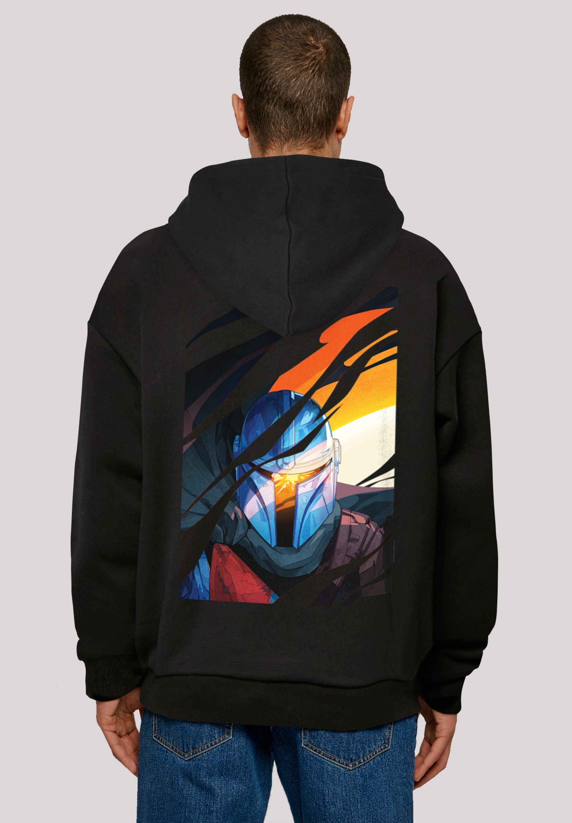 F4NT4STIC Kapuzenpullover Star Wars The Mandalorian Glare Print