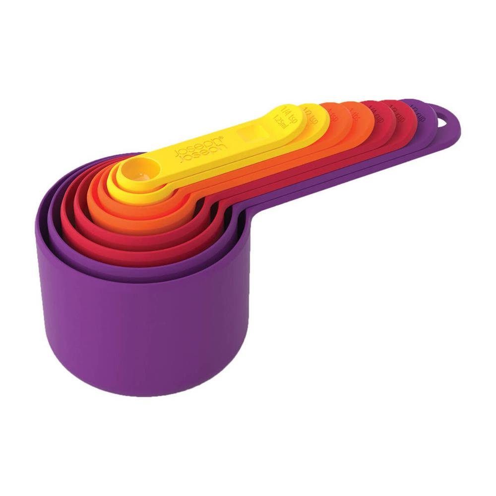 Joseph Joseph Messbecher Nest Measure Messbecher-Set, Kunststoff, (8-St), Messlöffel Backutensilien Löffel
