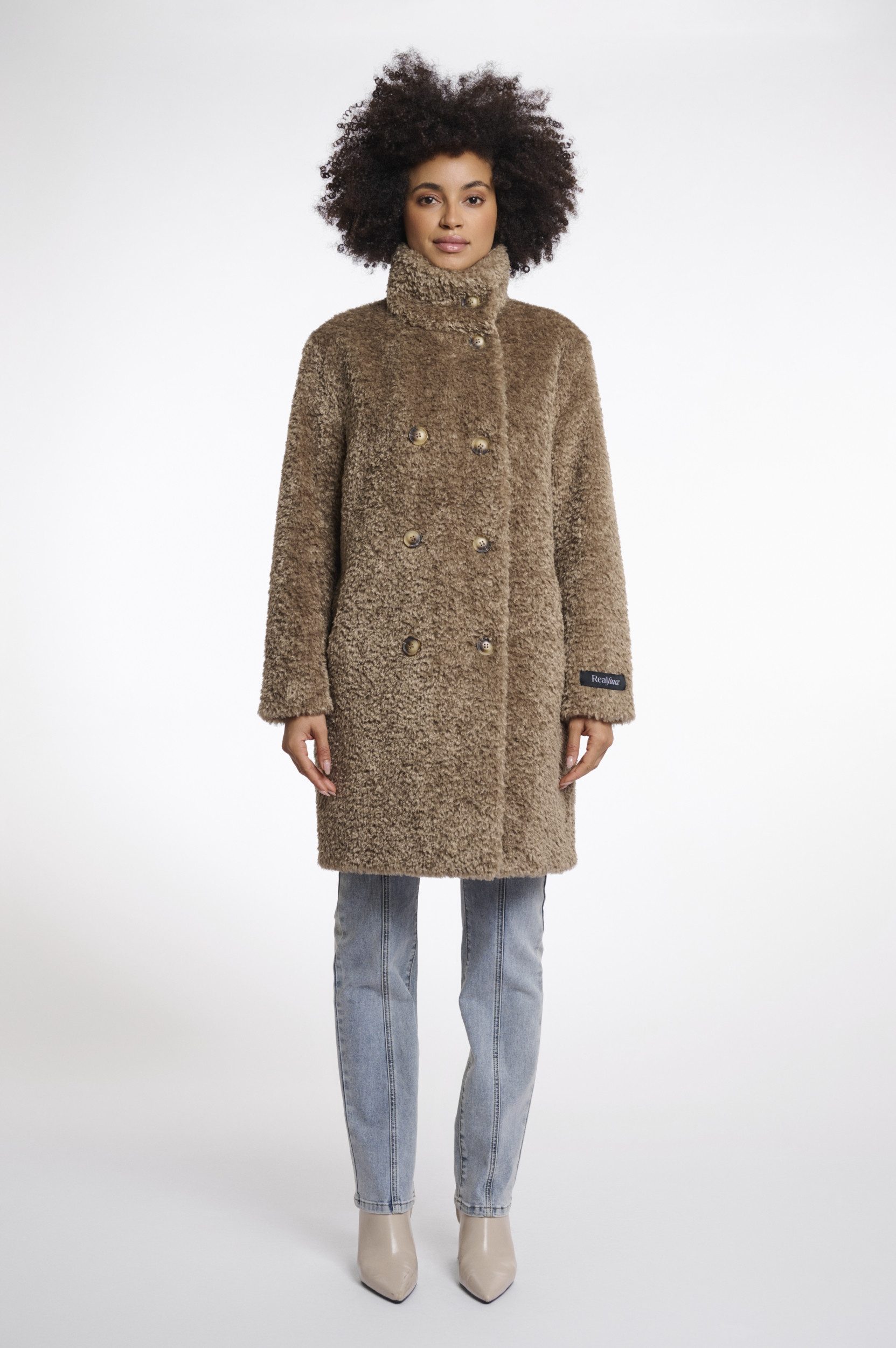 Rino & Pelle Allwetterjacke Mid long teddy coat günstig online kaufen