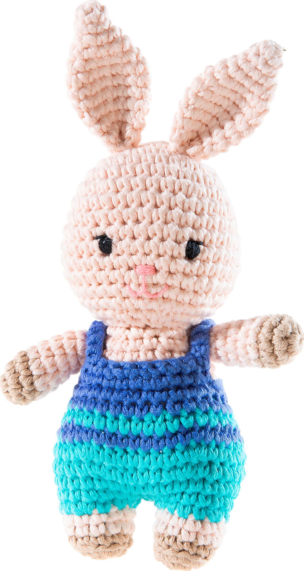 Heunec® Kuscheltier Crochi, Häkel-Freund Hase