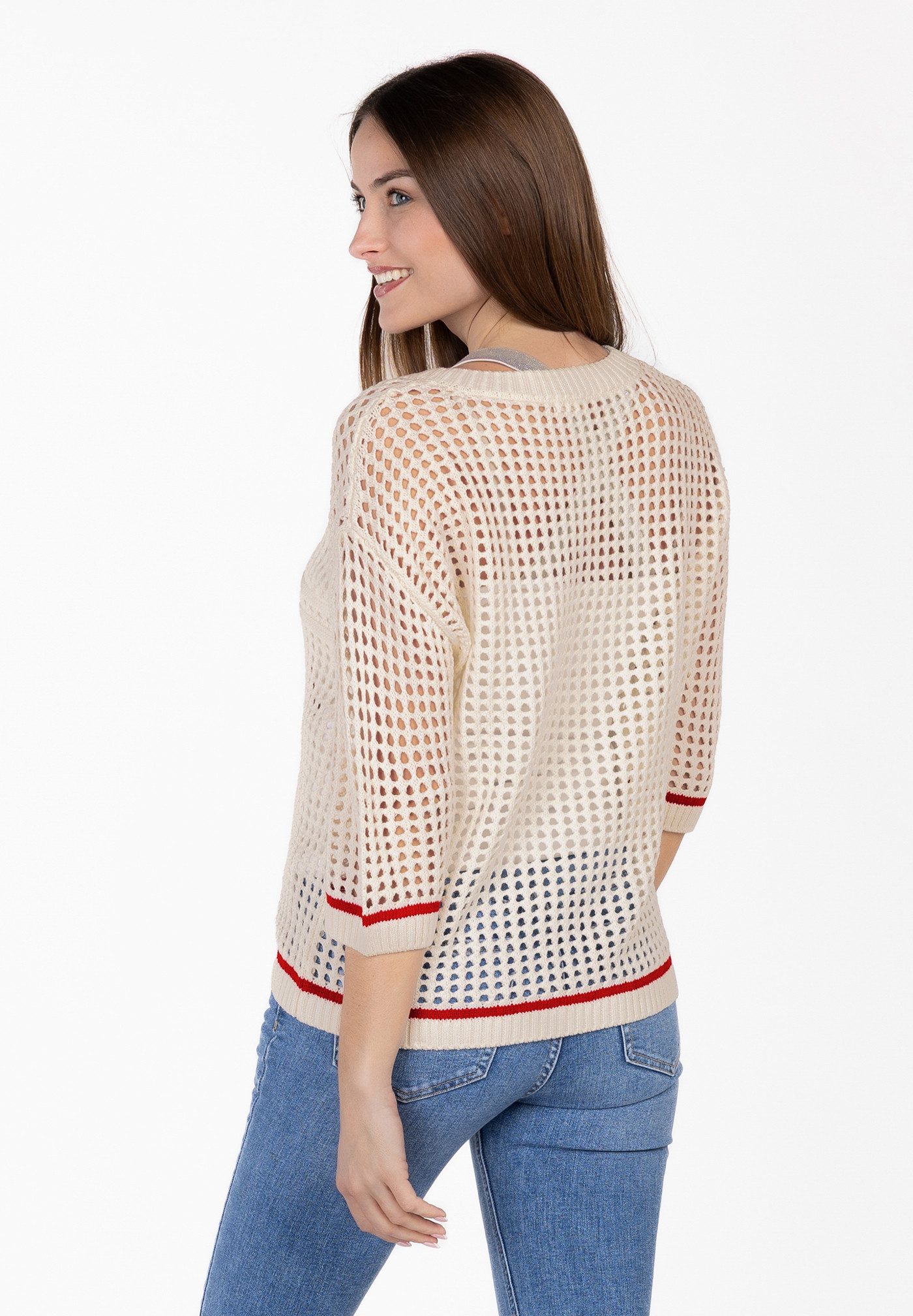 Key Largo Rundhalspullover WKN PIER v-neck (1-tlg)