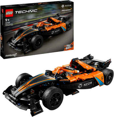 LEGO® Konstruktionsspielsteine NEOM McLaren Formula E Race Car (42169), LEGO® Technic, (452 St), Made in Europe