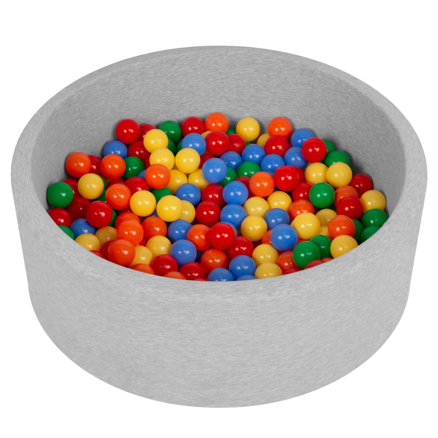 SELONIS Bällebad rundes Bällebad, (Bällepool mit bunten Bällen, 300-tlg., Bällepool mit bunten Bällen), Made in Europe