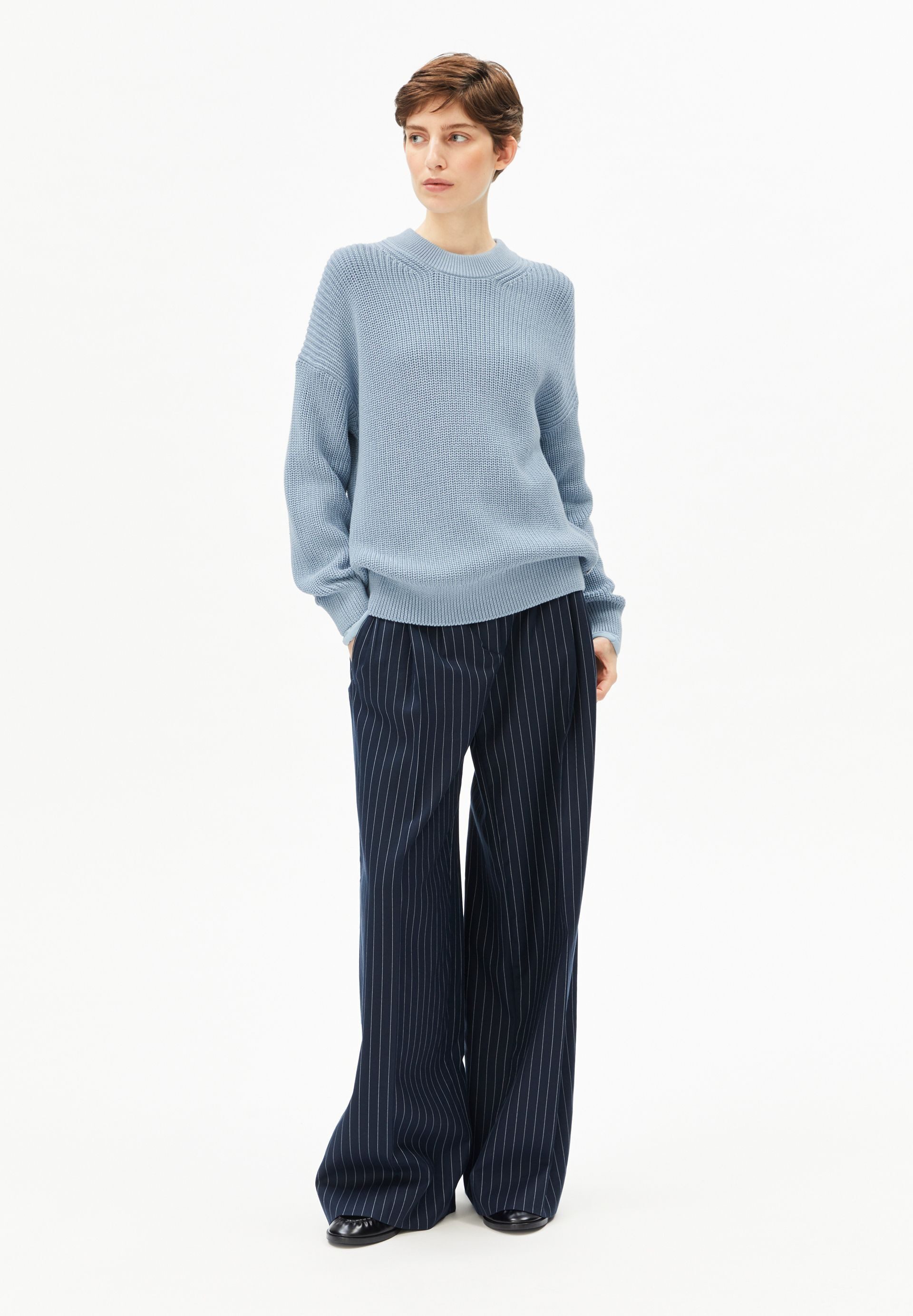 Armedangels Strickpullover VANISÉ Pullover aus Bio-Baumwolle Loose Fit