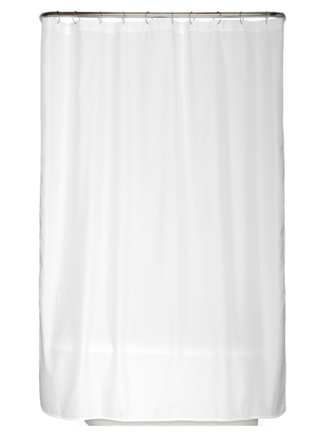 Arteneur Duschvorhang Duschvorhang Weiß Breite 120 cm, inkl. Duschvorhangri günstig online kaufen