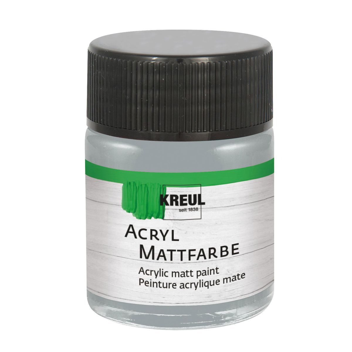 C. KREUL Acrylfarbe KREUL Acryl Mattfarbe blaugrau 50ml Glas