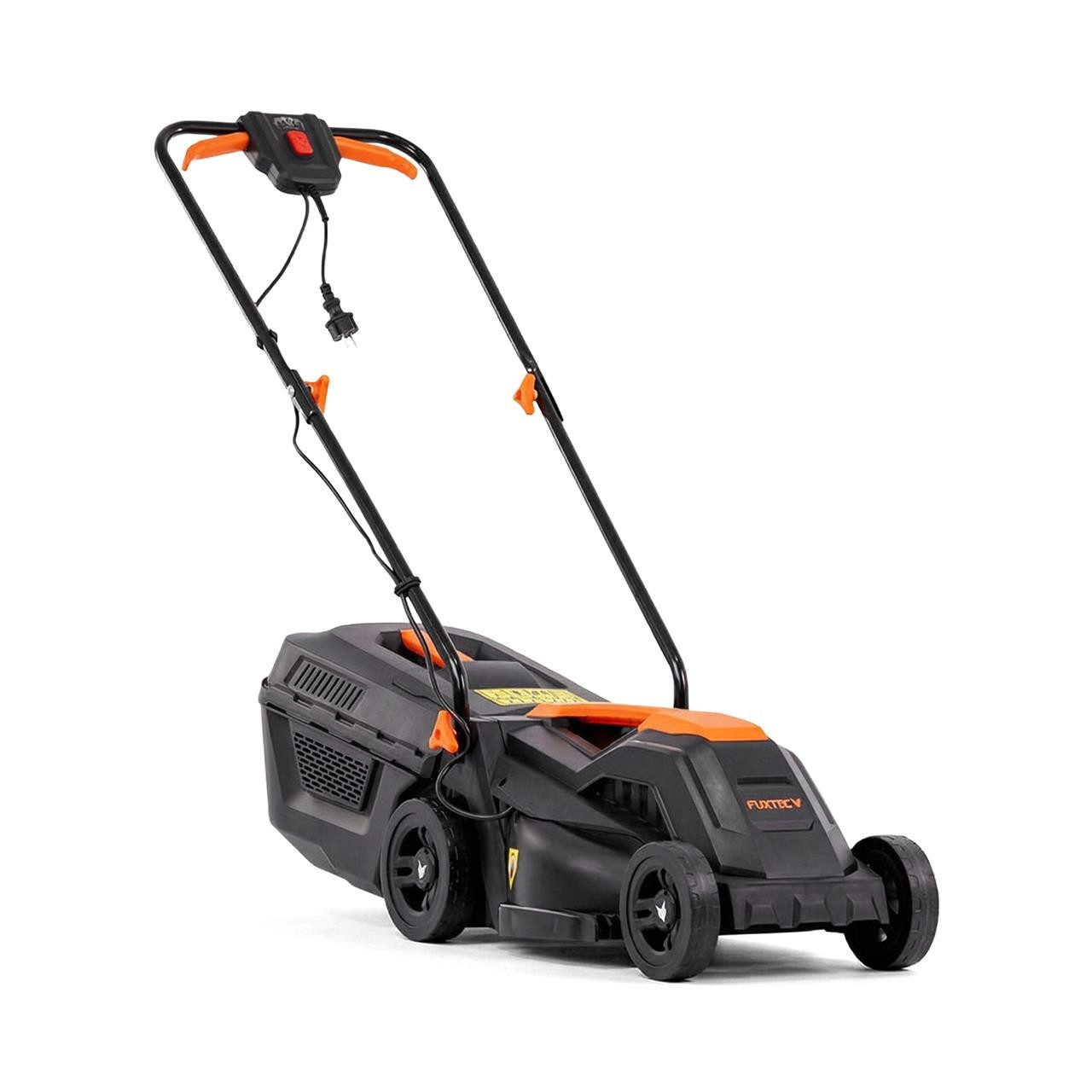 FUXTEC Elektrorasenmäher FX-RME33, 33 cm Schnittbreite, 33 cm Schnittbreite, 30 L Fangkorb, 220 V