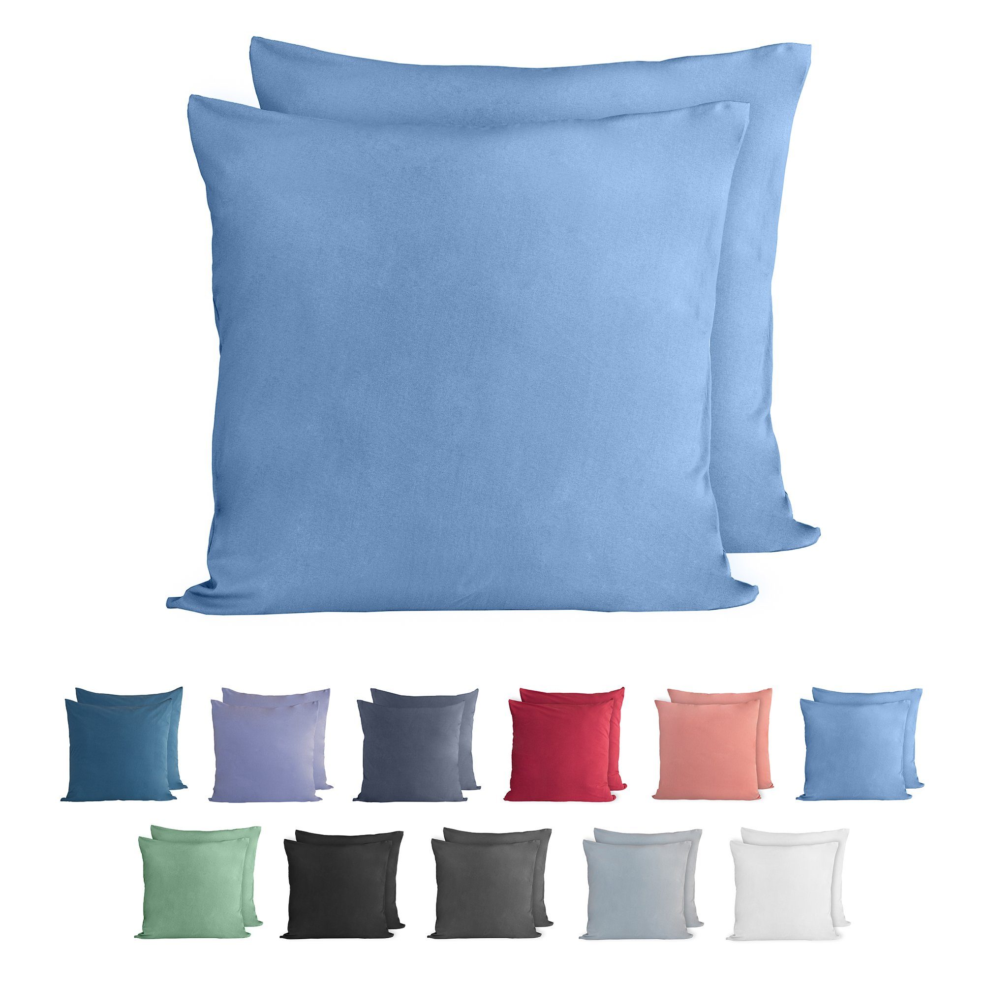 Komfortec Kissenbezug 100% Baumwolle, 150 g/m², günstig online kaufen