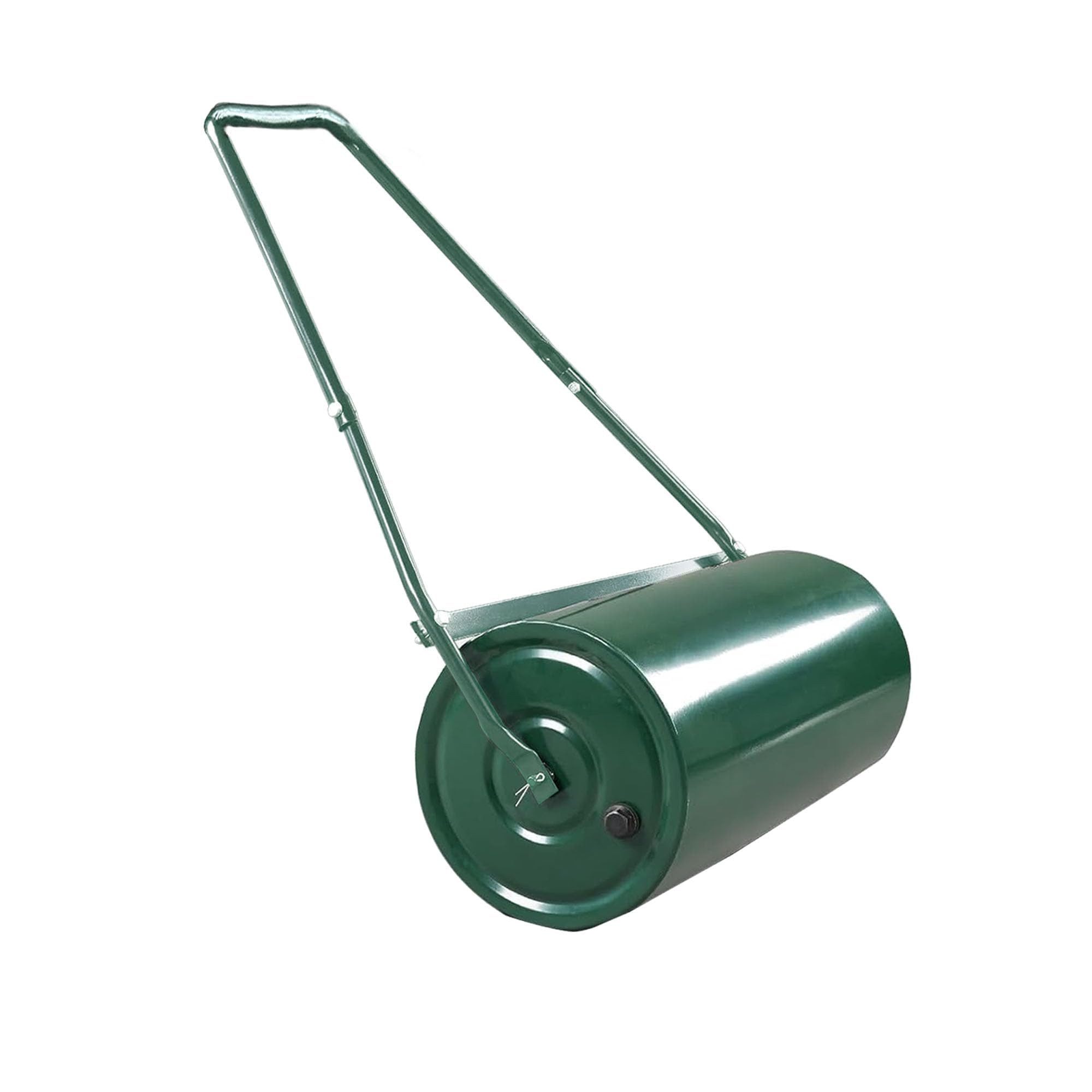 GarveeMore Rasenwalze Rasenwalze 50Cm, Befüllbar Sand-/Wasserfüllung 36l Bodenwalze Mit U-Gr
