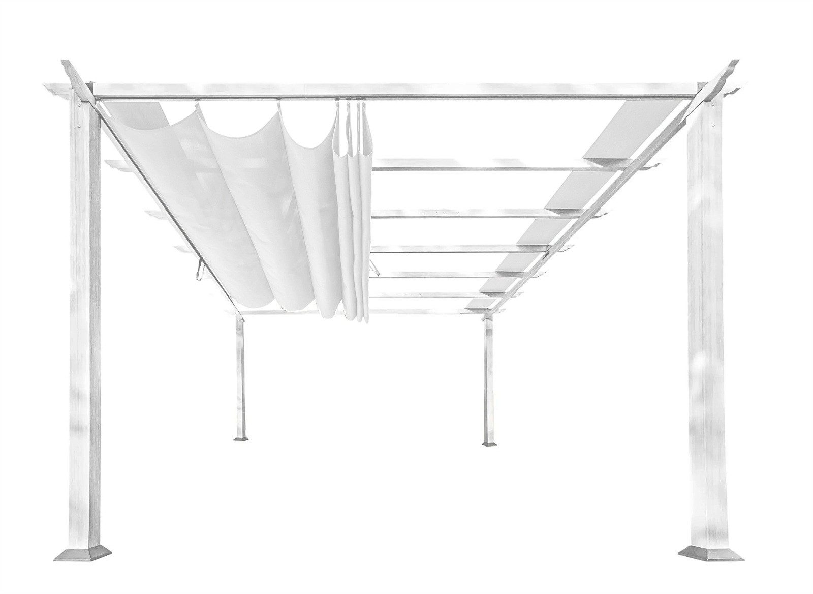 Paragon Pergola Florida Sonnensegel, BxTxH: 350x350x235 cm, (1-tlg), Sonnensegel passend für Pavillon "Florida", LxBxH 350x350x235cm