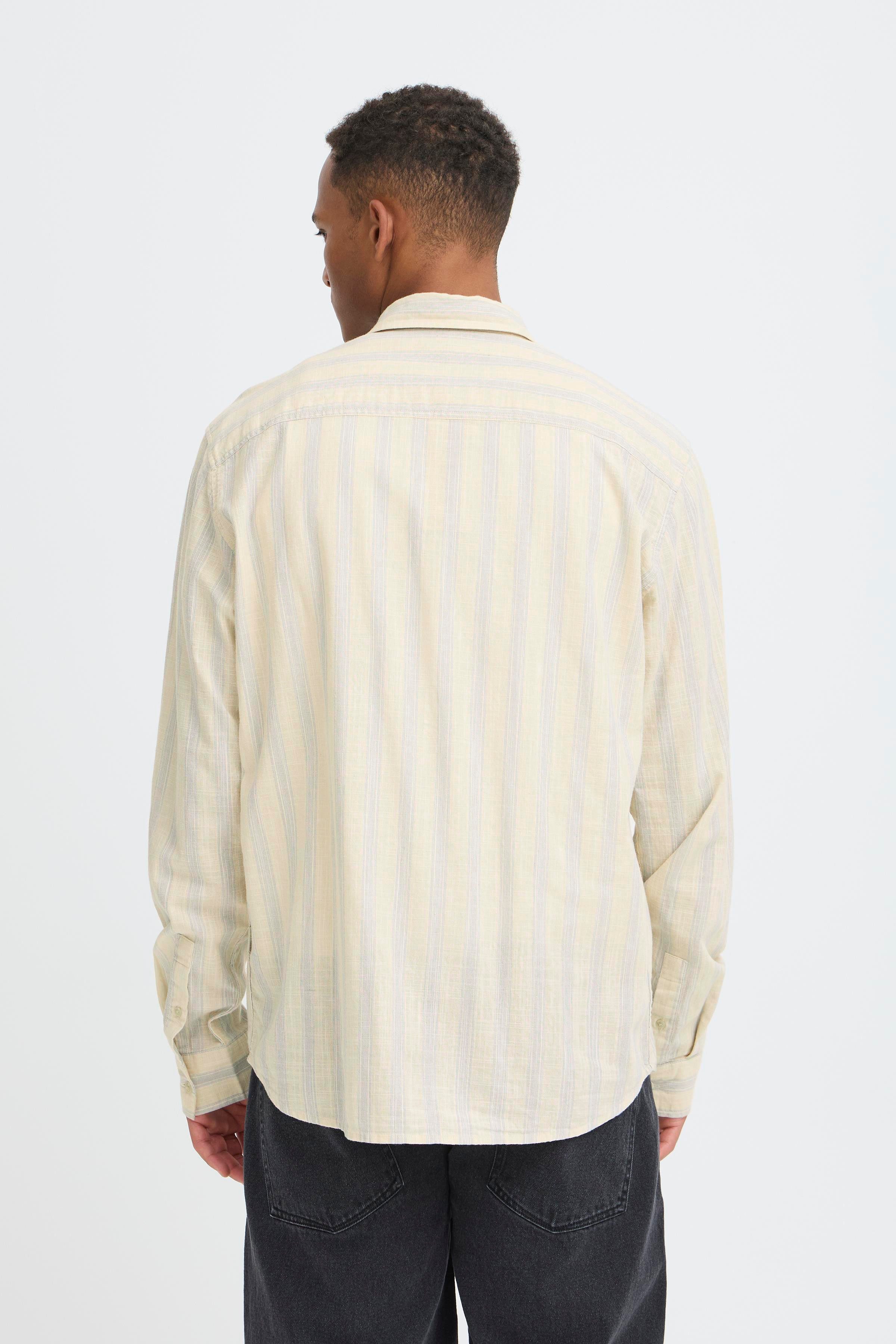 Blend Langarmhemd BHDARIS SLUB STRIPE