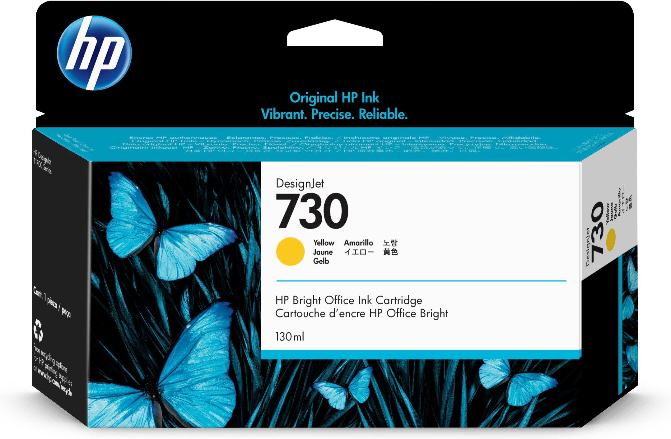 HP HP 730 DesignJet Druckerpatrone Gelb 130 ml Tintenpatrone