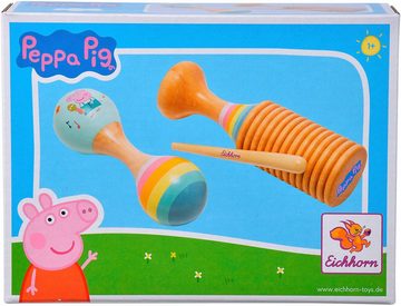 Eichhorn Spielzeug-Musikinstrument Peppa Pig Maraca und Ratsche Set