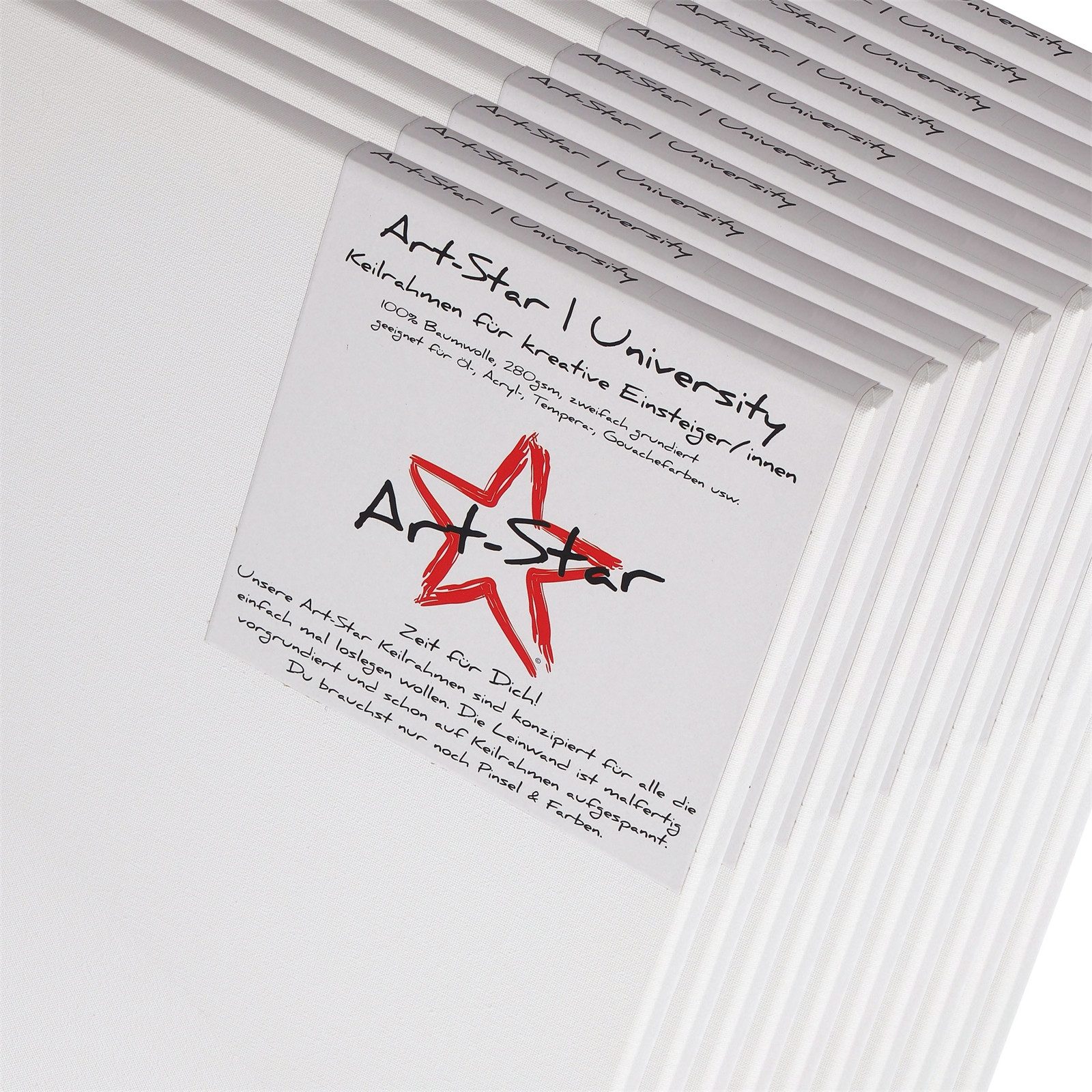 Art Star Keilrahmen 10 ART-STAR Leinwände, 60x80 cm, auf Keilrahmen, 100% B günstig online kaufen