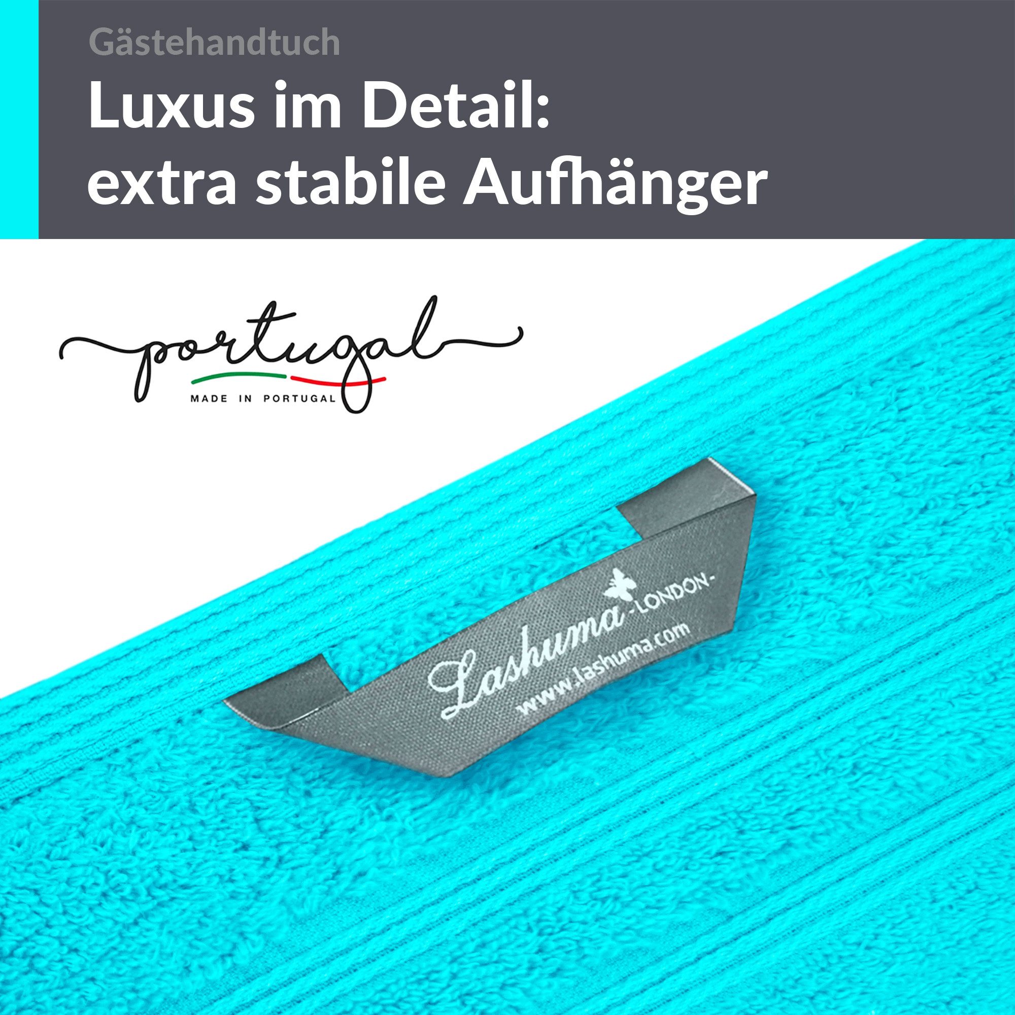 Lashuma Gästehandtücher London, Frottee (Spar-Set, 4-St), günstig online kaufen