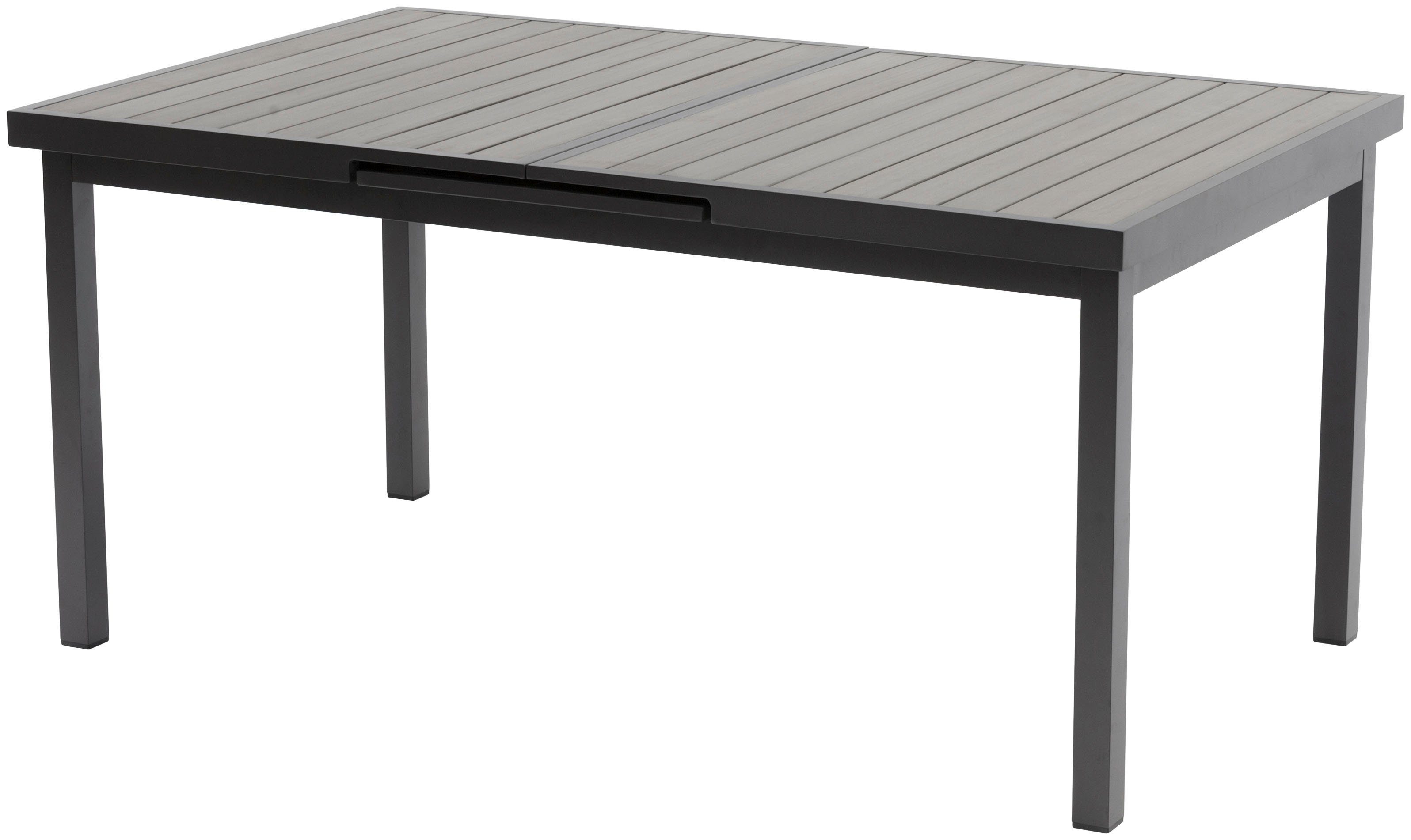 Destiny Esstisch IMOLA, (165/ 215x75x100cm) Aluminium, Polywood