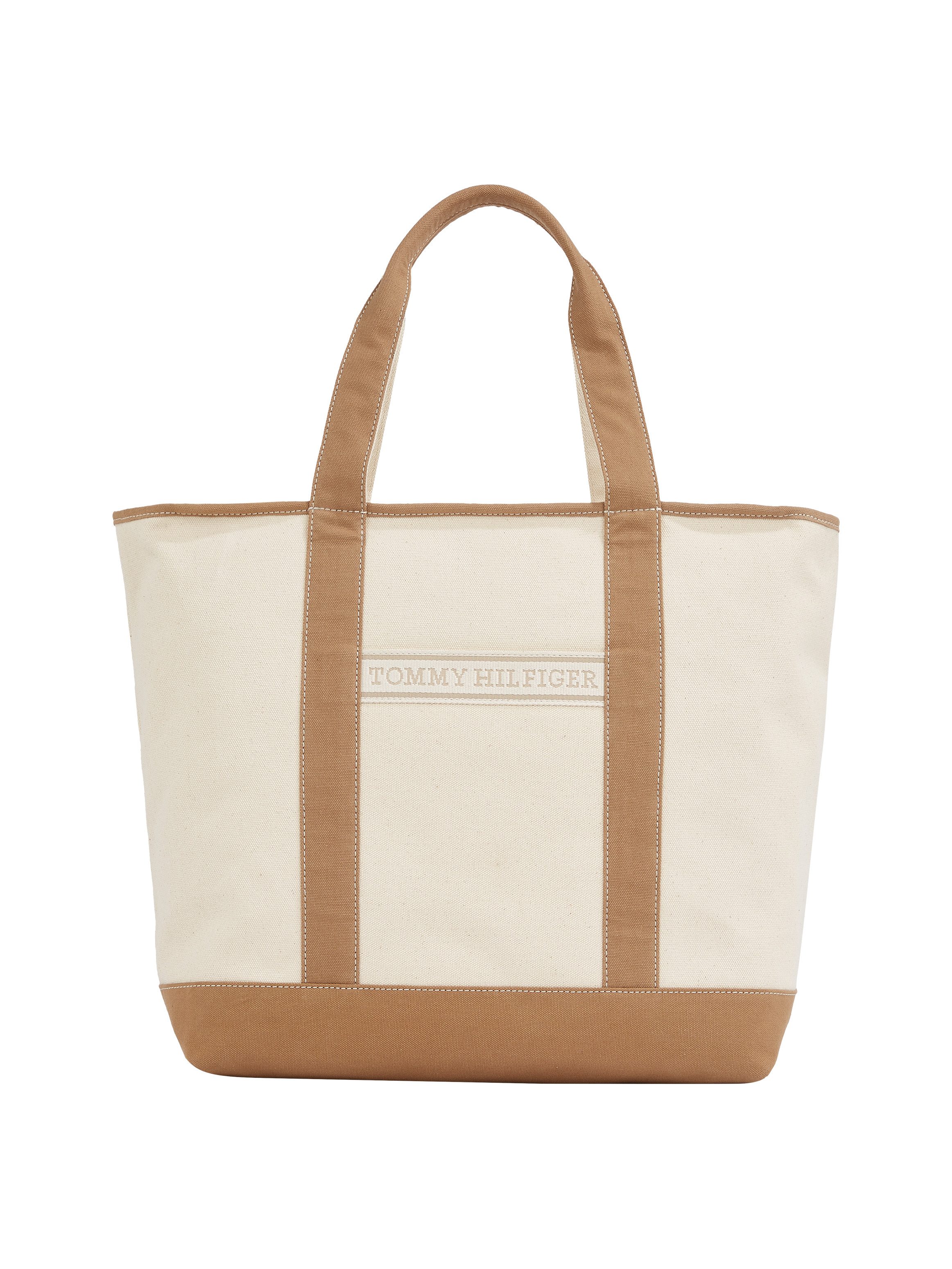 Tommy Hilfiger Tragetasche TH SUMMER CANVAS TOTE, Damen Henkeltasche, Beute günstig online kaufen