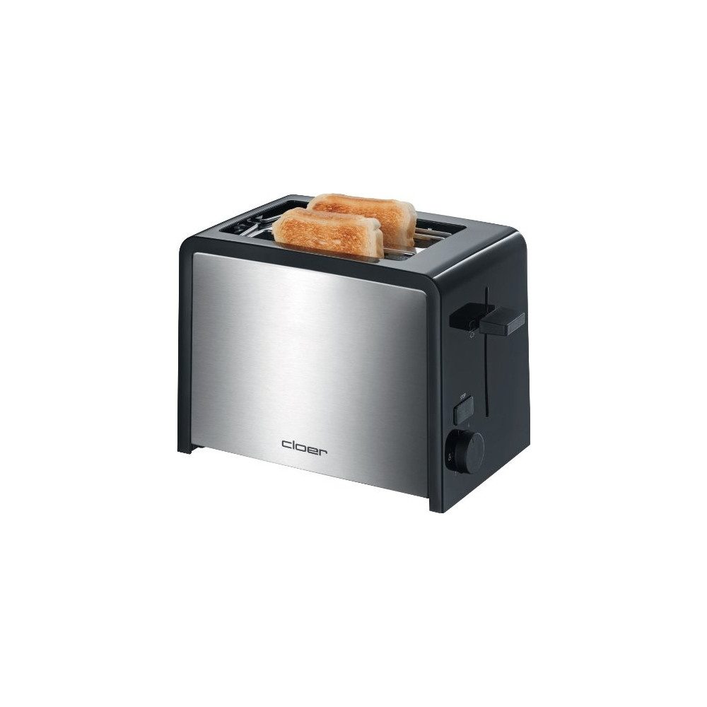 Cloer Тостеры Тостеры 3210 Schwarz-Edelstahl