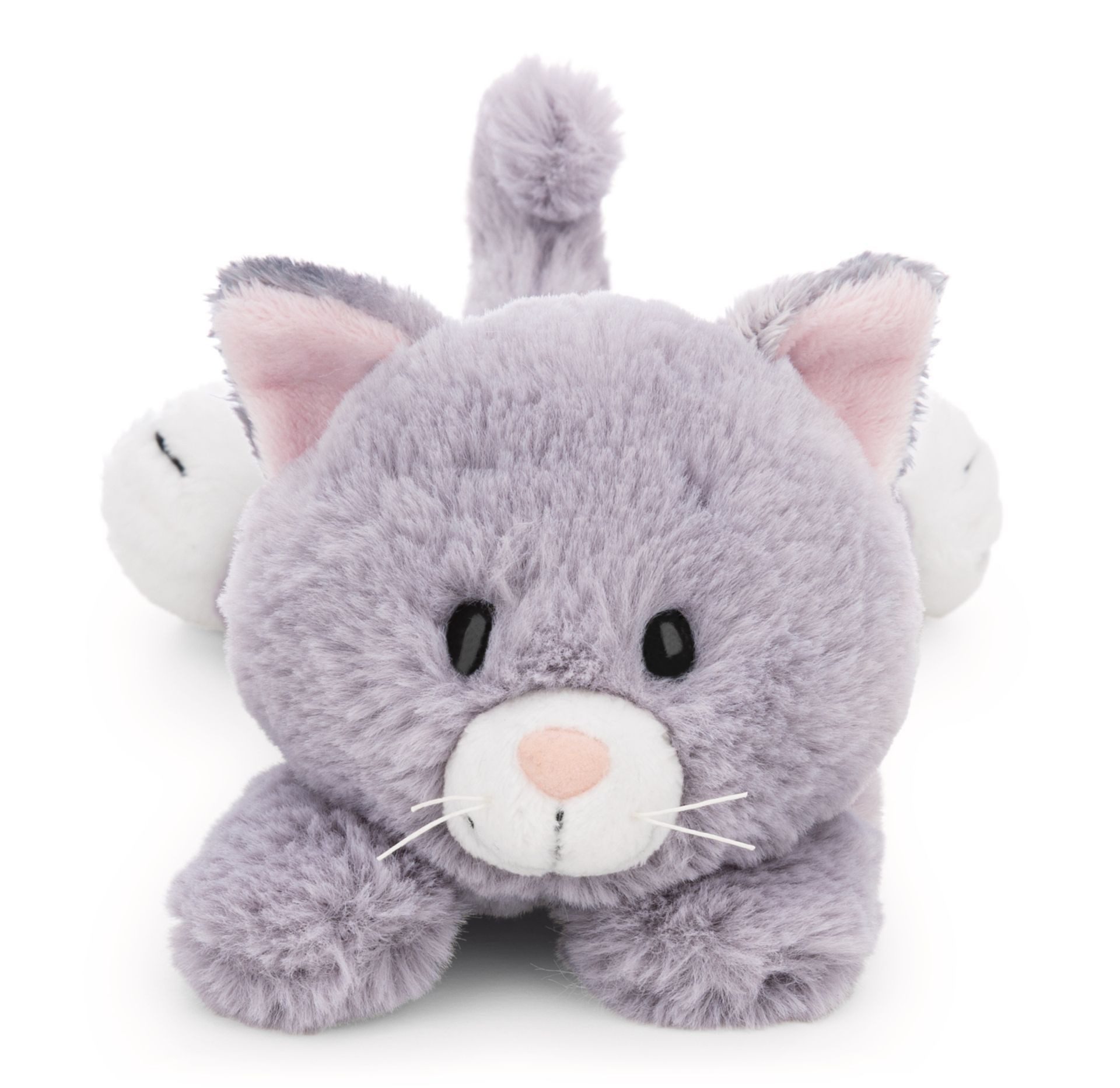 Plüschfigur Nici 62143 Kuscheltier Katze grau 20cm liegend
