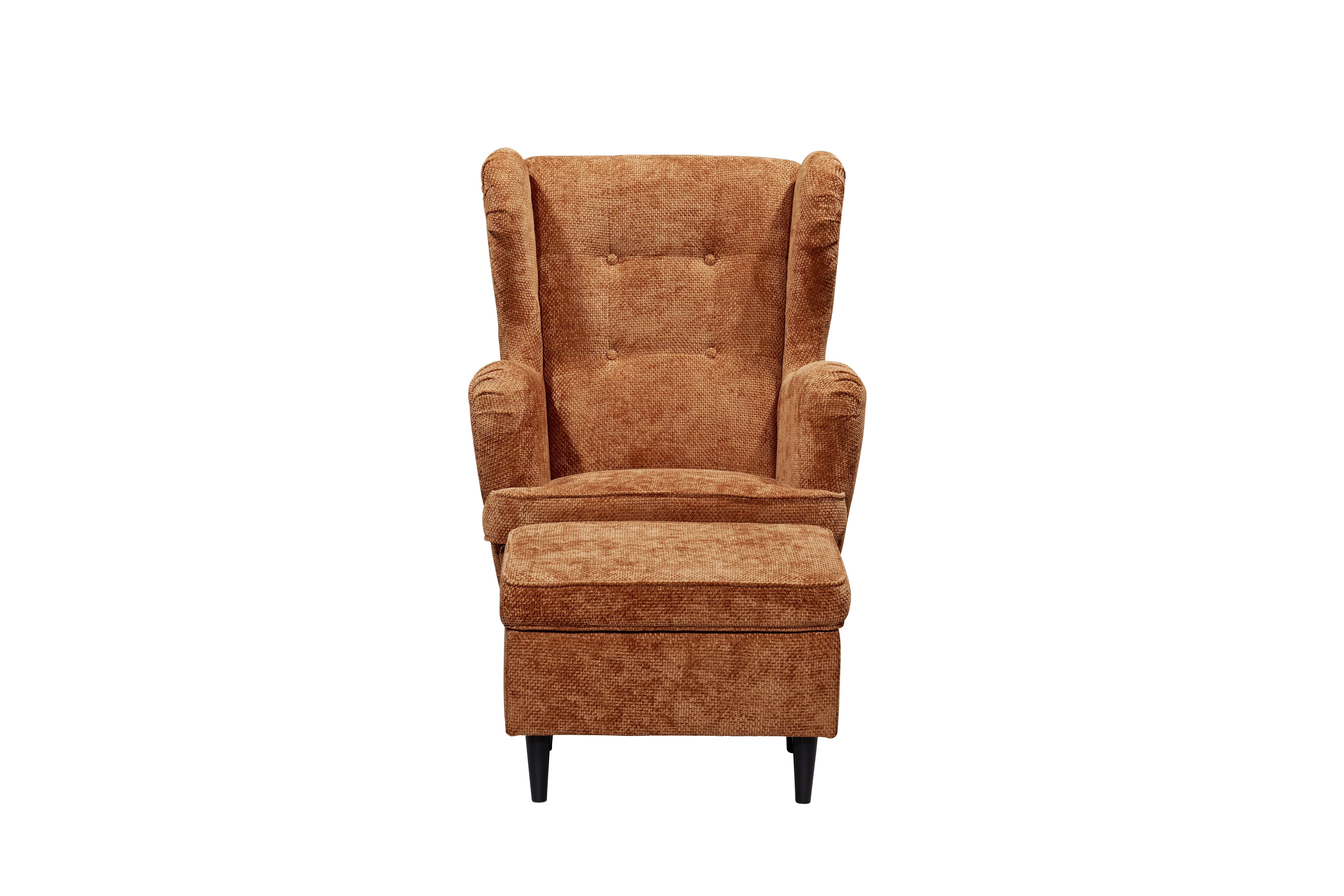 Black Red White Polsterhocker Hocker OSKAR günstig online kaufen