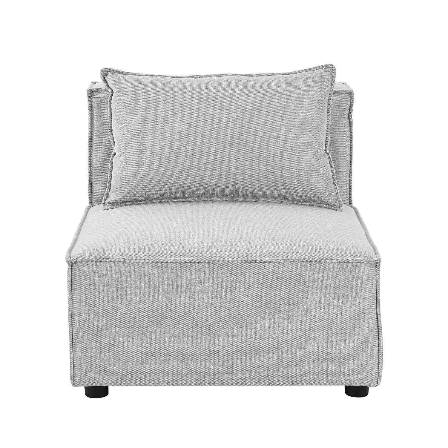 Juskys Sofa Domas, Mittelsofa mit Kissen, günstig online kaufen