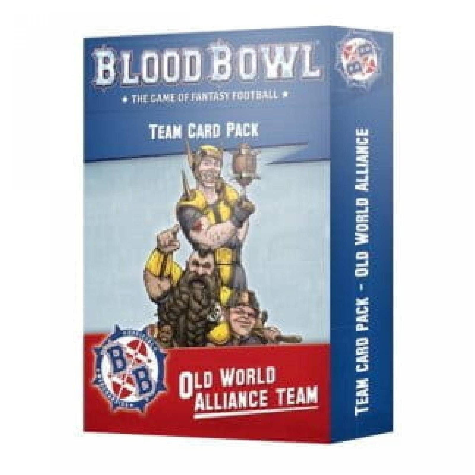 Games Workshop Modellbausatz Blood Bowl: Old World Alliance Team Card Pack (Englisch)