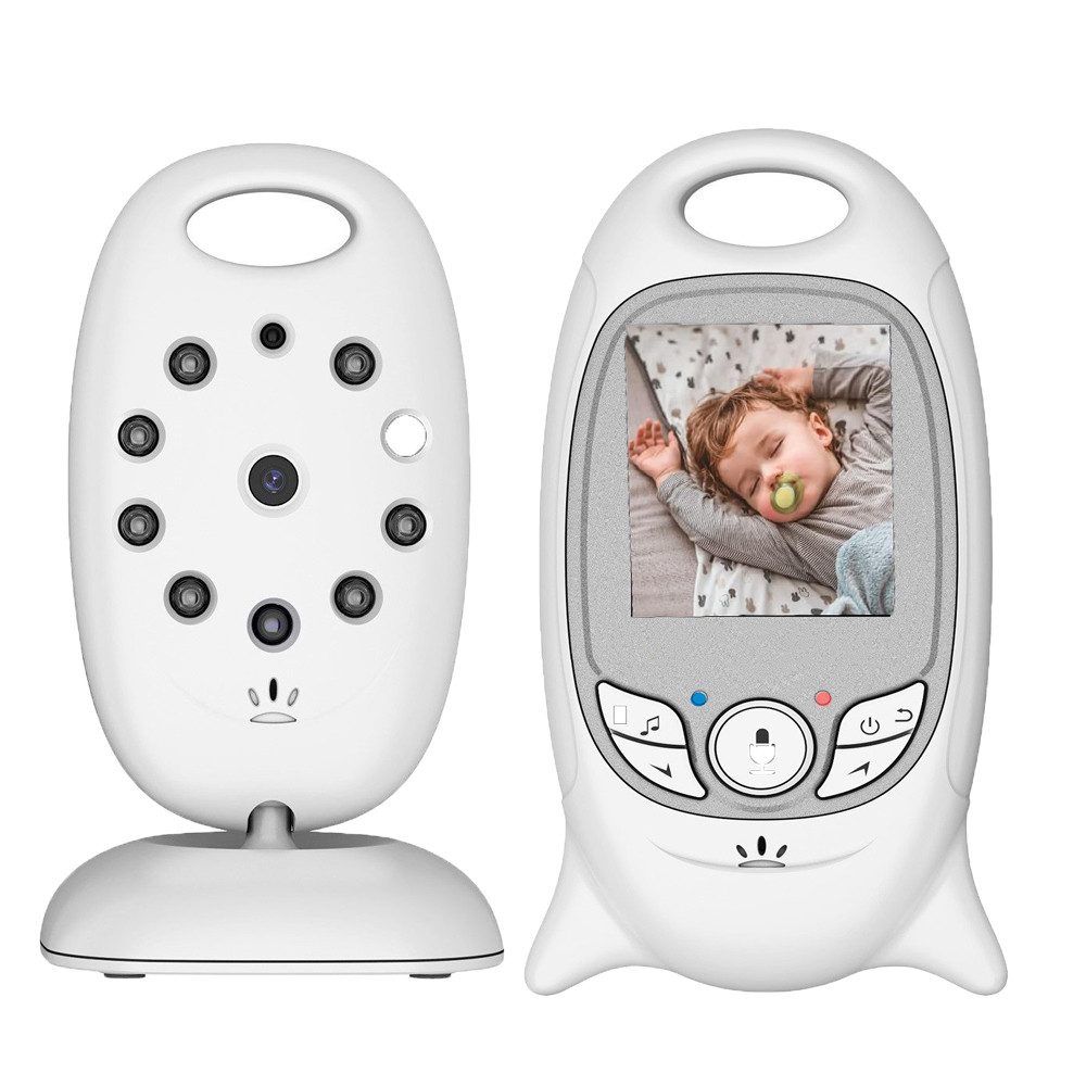 Babyphone 2,4 GHz Babyfon mit Kamera 2'' LCD Nachtsicht Temperaturüberwachung
