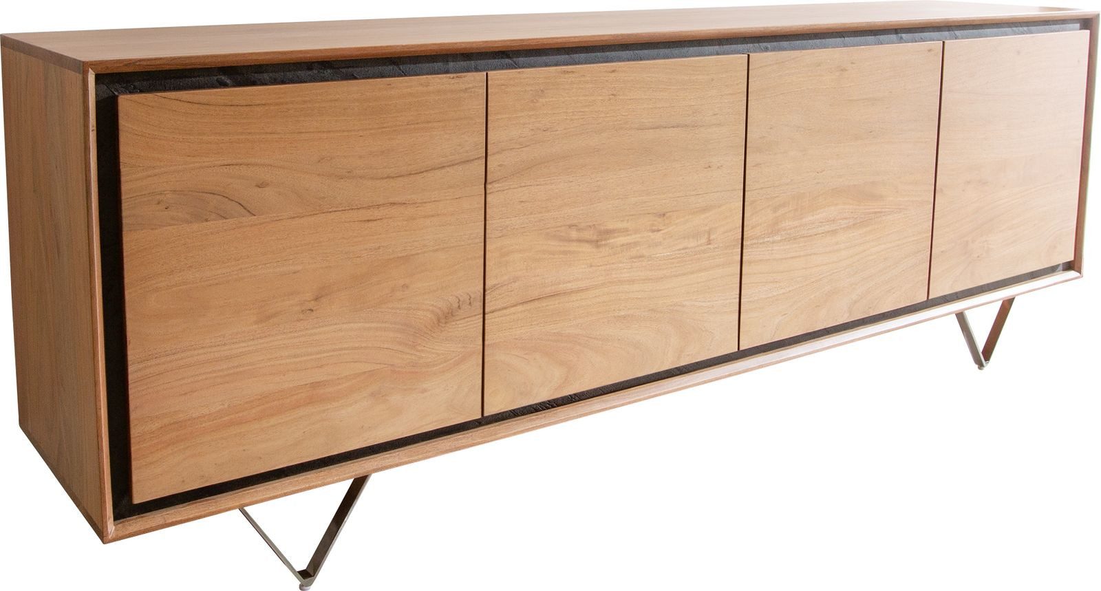 DELIFE Sideboard Stonegrace, Akazie Natur 200 günstig online kaufen