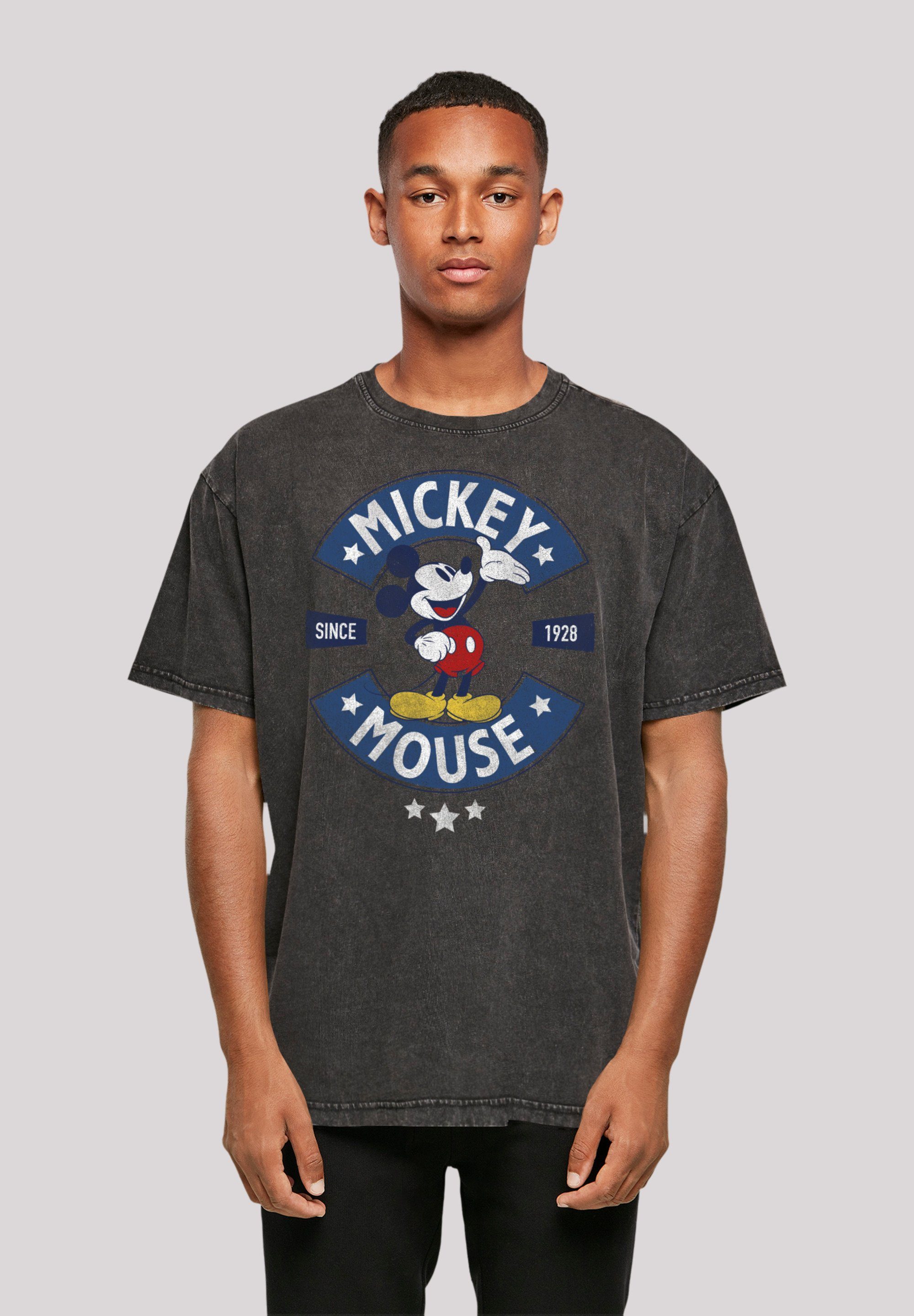 F4NT4STIC T-Shirt Disney Rocker Rocker Mouse Qualität, Mouse Mouse Premium Disney Mouse Mickey Mickey Mickey Mickey