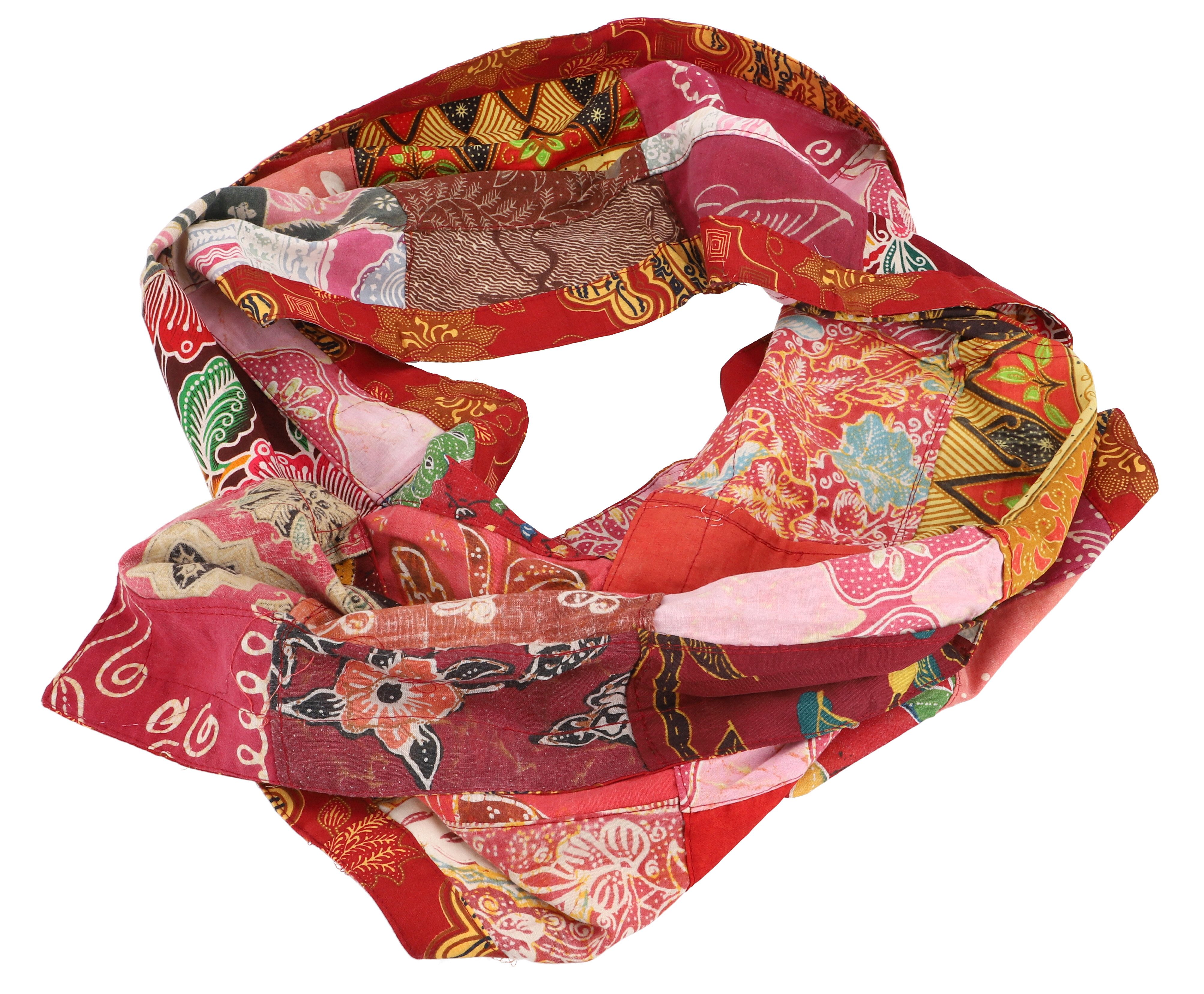 Guru-Shop Halstuch Unikat upcycling Baumwoll Patchworkschal,..