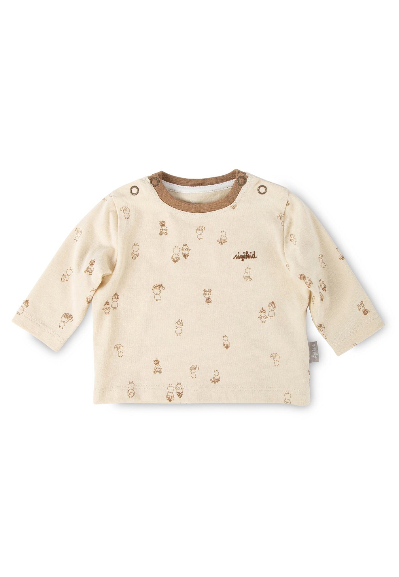 Sigikid Langarmshirt Baby Shirt Langarmshirt (1-tlg) beige