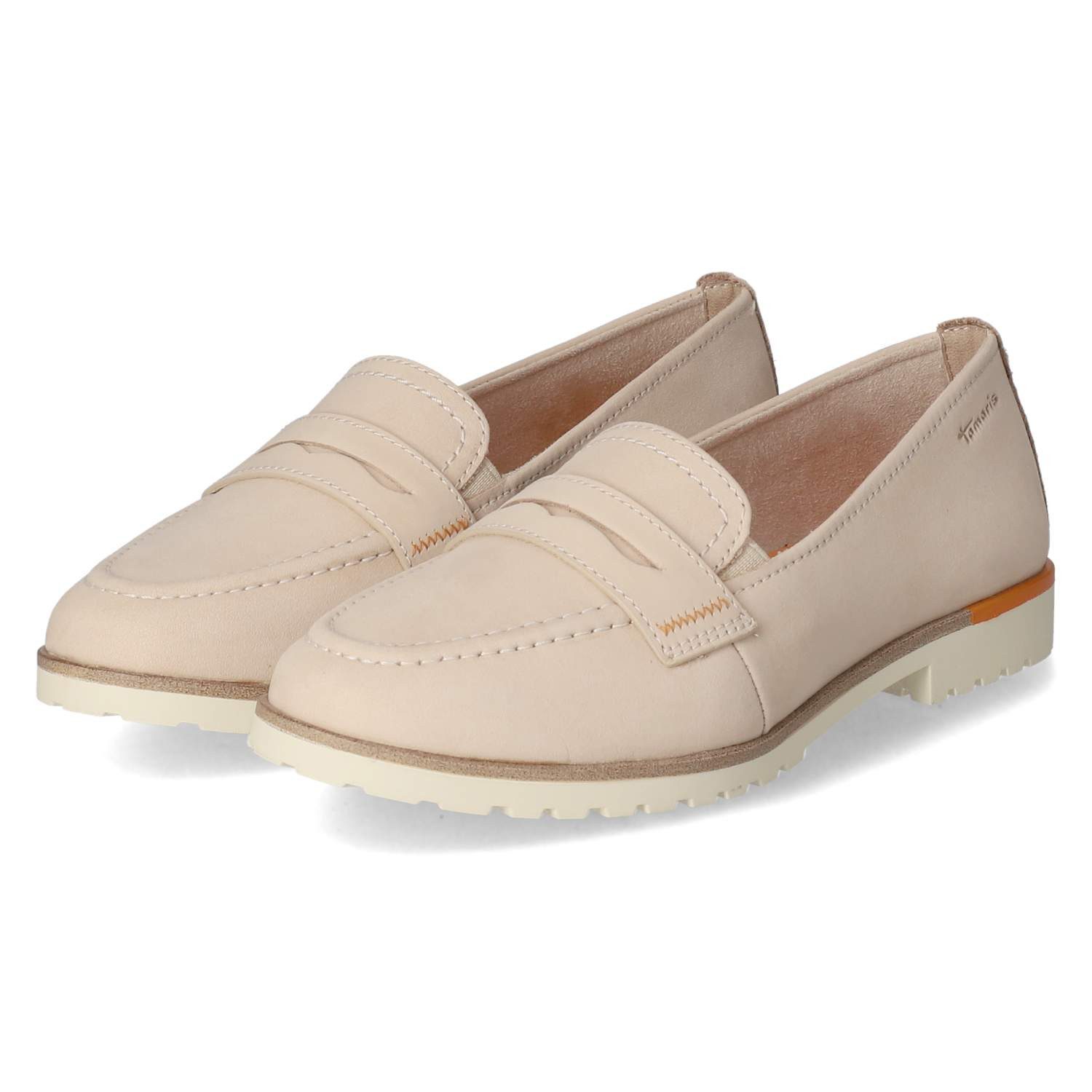 Tamaris Tamaris 1-24228-44/418 Damen Rauleder weiss Slipper