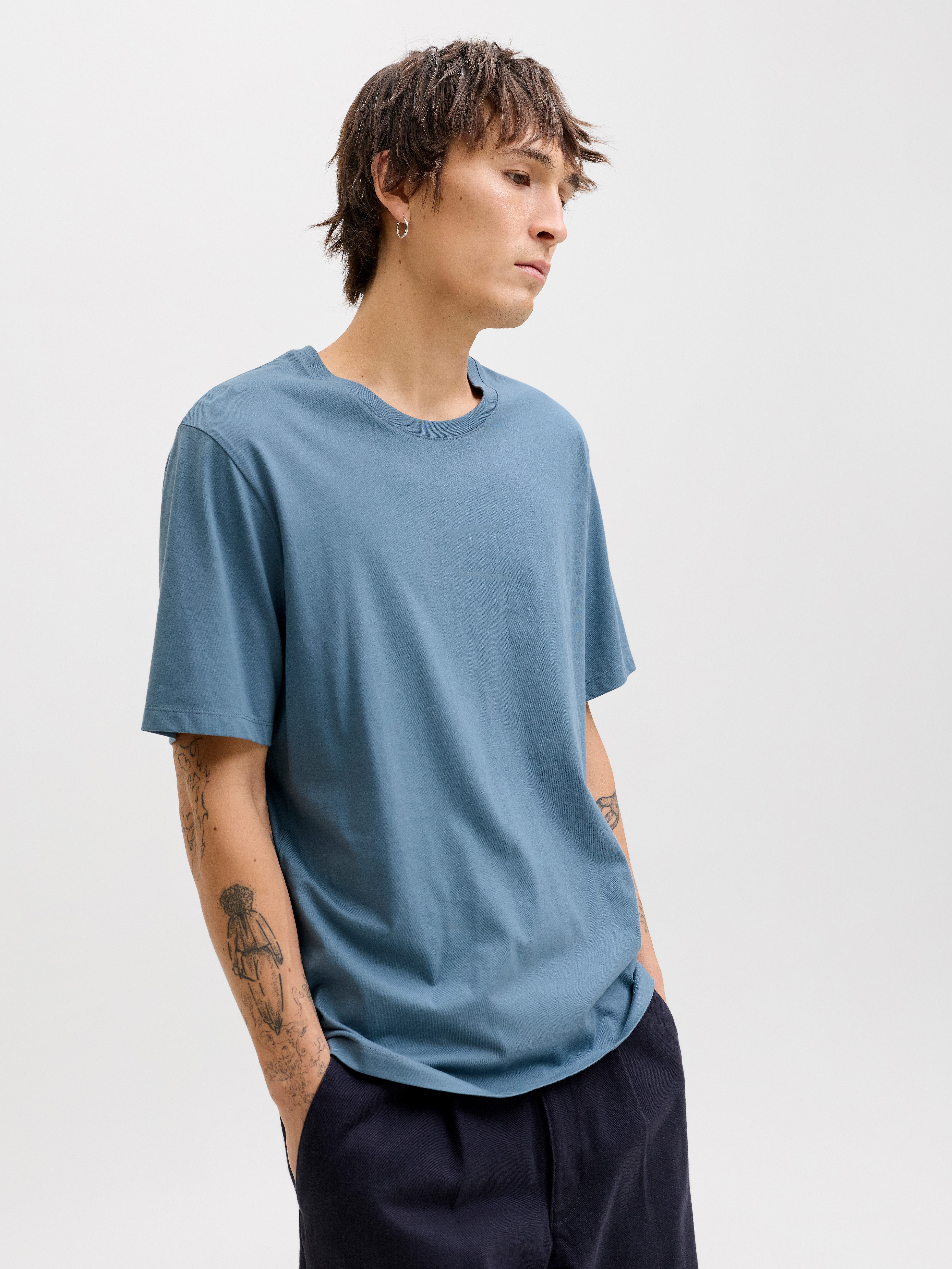 Jack & Jones Rundhalsshirt JJEORGANIC BASIC TEE SS O-NECK NOOS mit Rundhals günstig online kaufen