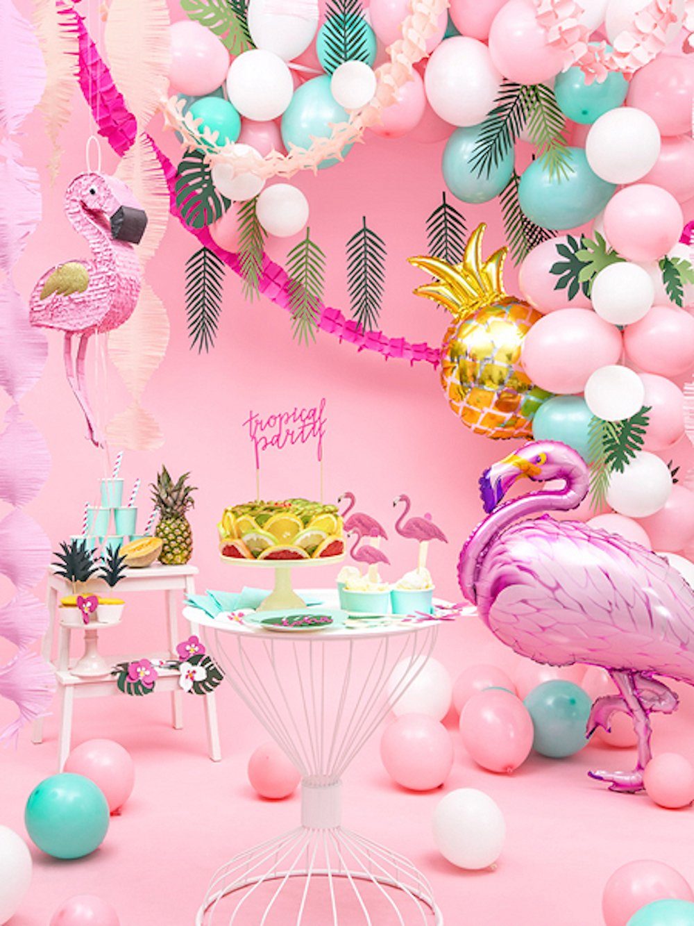 partydeco 'Flamingos' Girlande 0,47 Girlande Aloha m