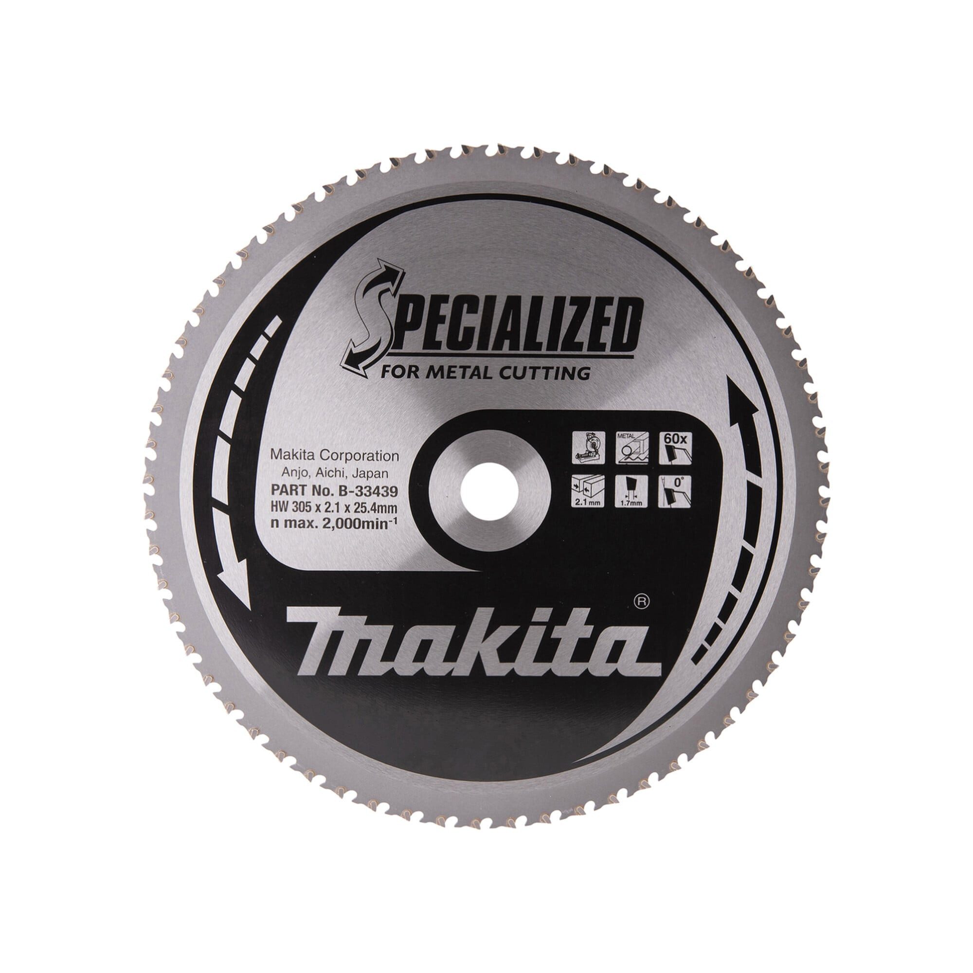 Kreissägeblatt Makita SPECIALIZED SAEGEBLATT 305x25.4x60 (B-33439)