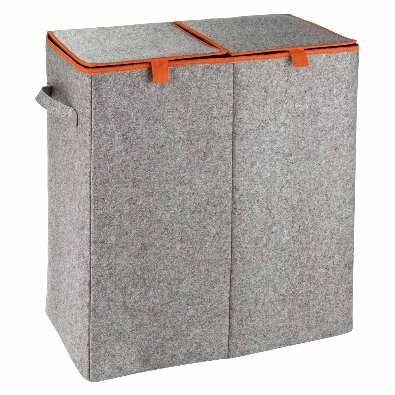 Wäschebox Wäschesammler Duo Wäschesortierer Wäschetrenner