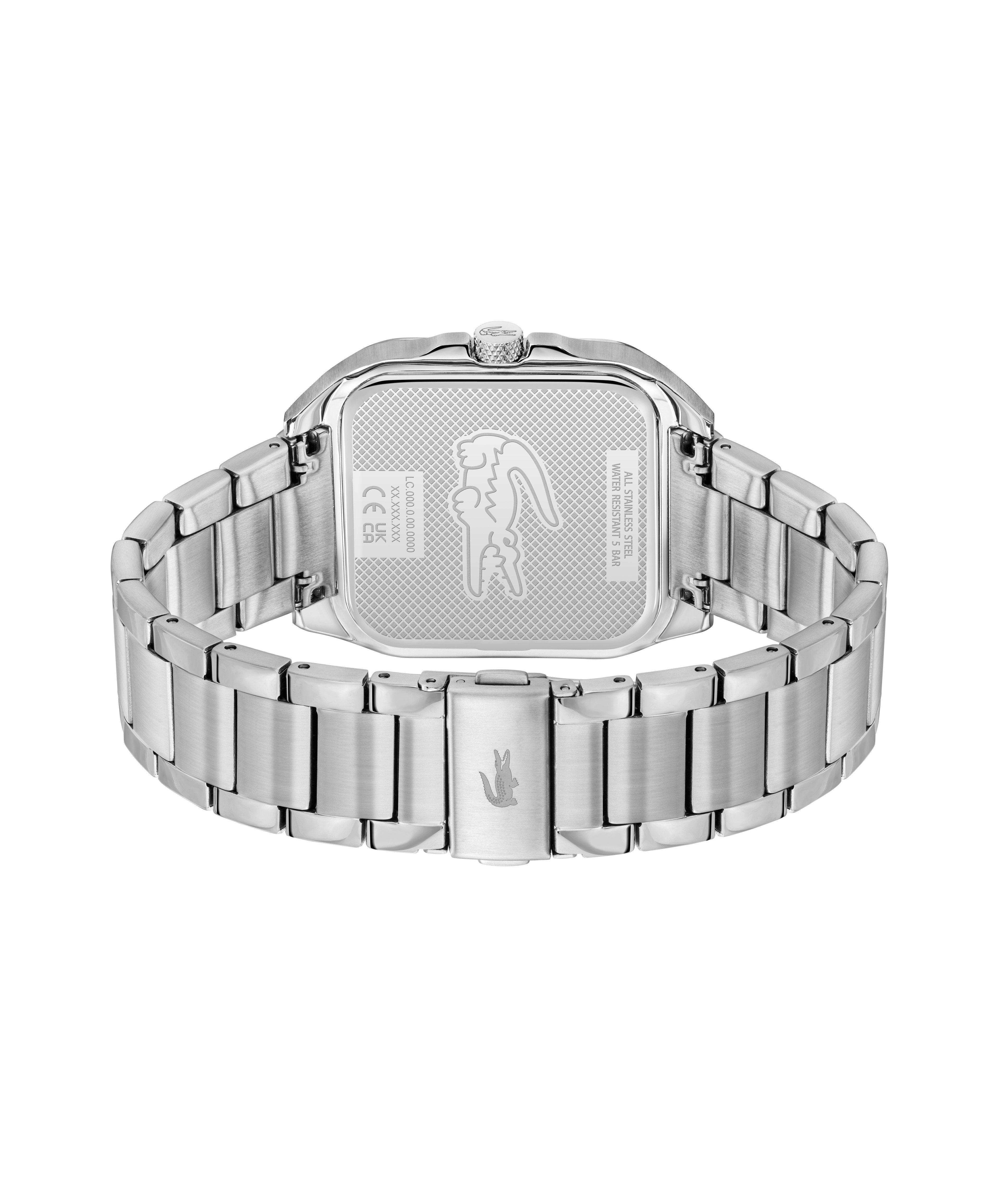 Lacoste Quarzuhr LACOSTE.12.12 UP 2011460, Armbanduhr, Herrenuhr, Edelstahlarmband, analog