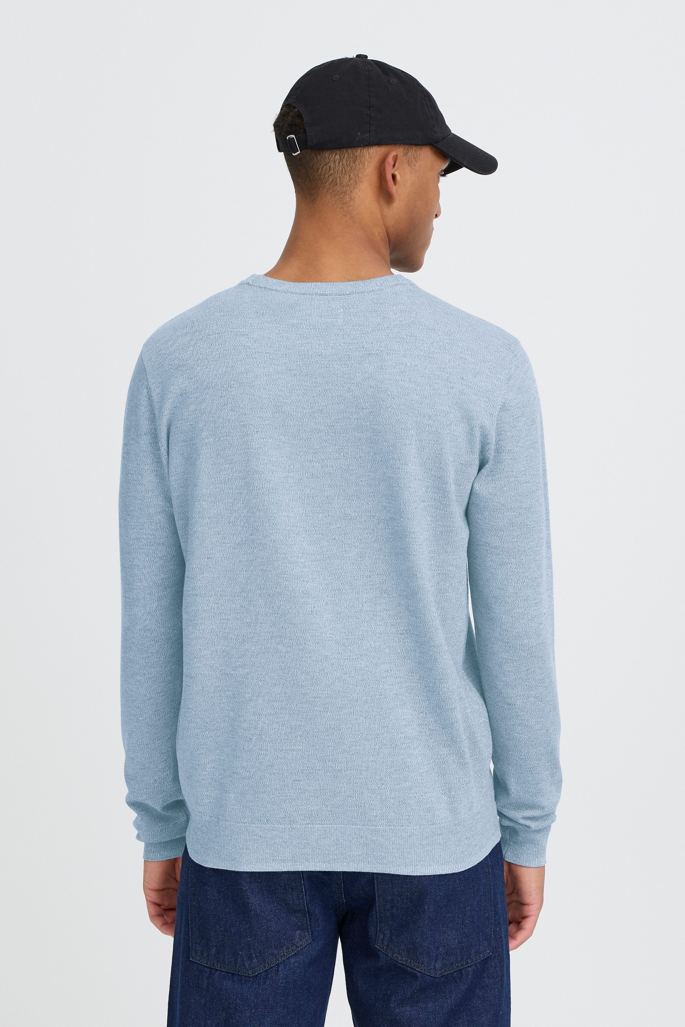 Blend Rundhalspullover Pullover Kunstfaser günstig online kaufen