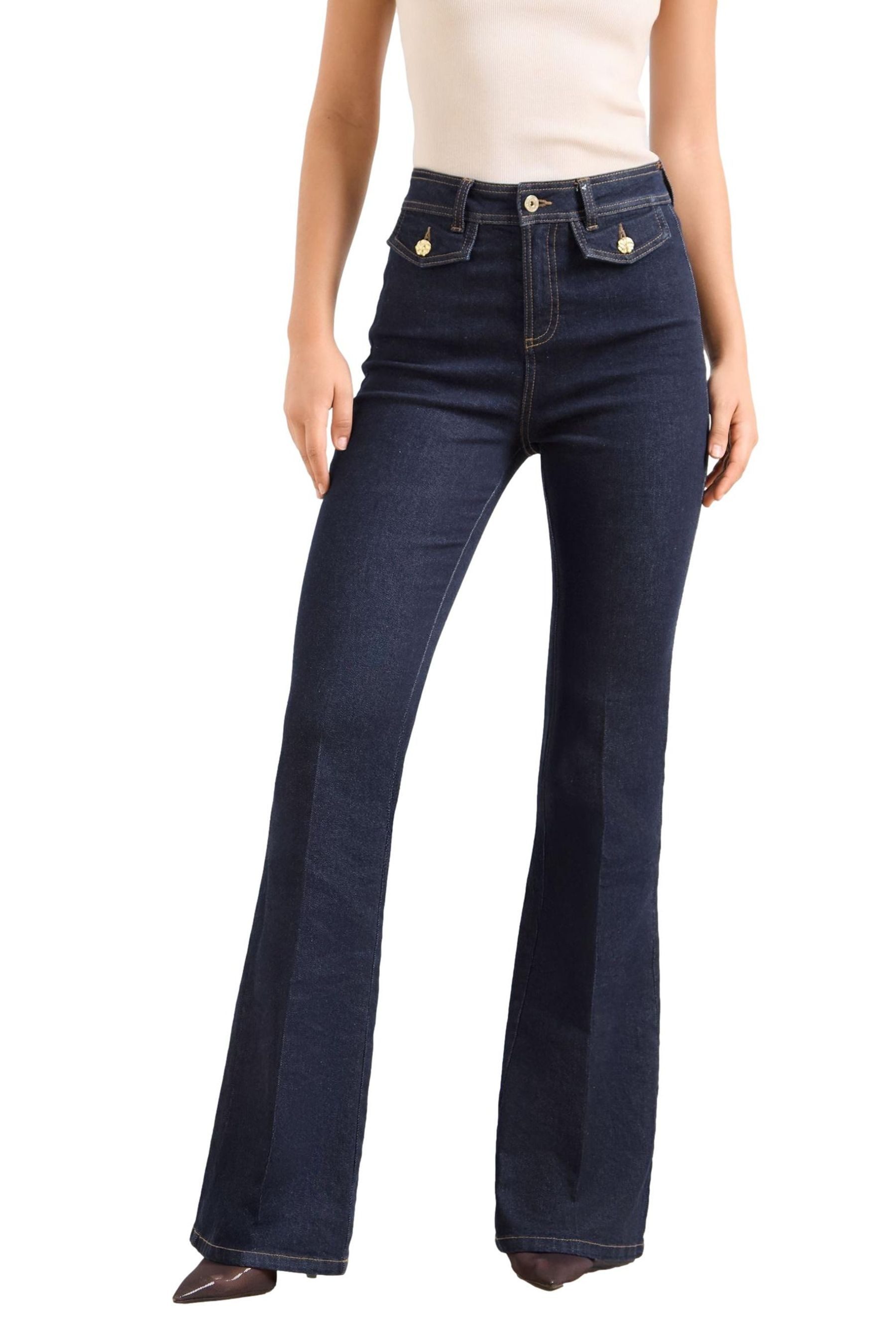 Schlagjeans Lipsy Glamouröse Jeans mit Schlag, Petite