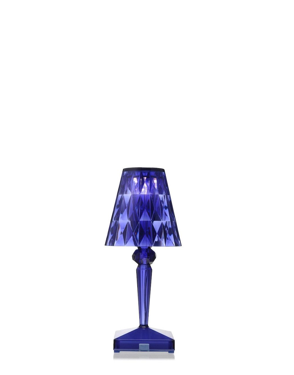 Kartell LED Tischleuchte Battery Blau | Tischlampen