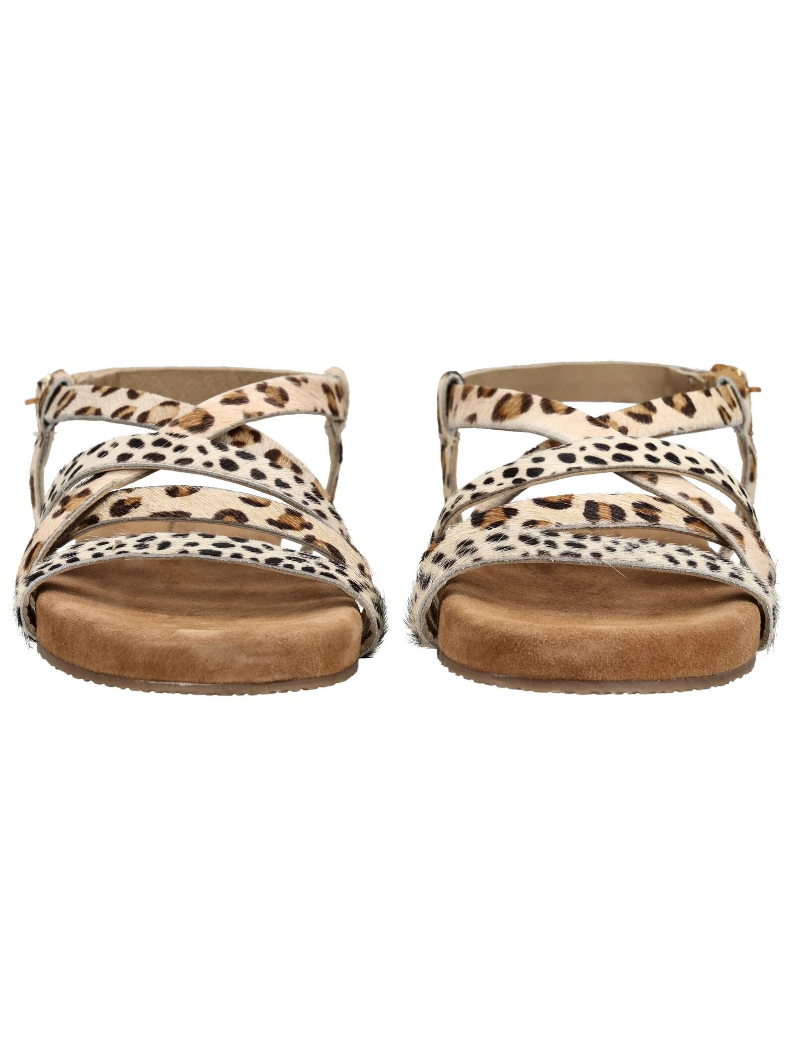 Lazamani Lazamani Sandalen Leder/Textil Riemchensandale