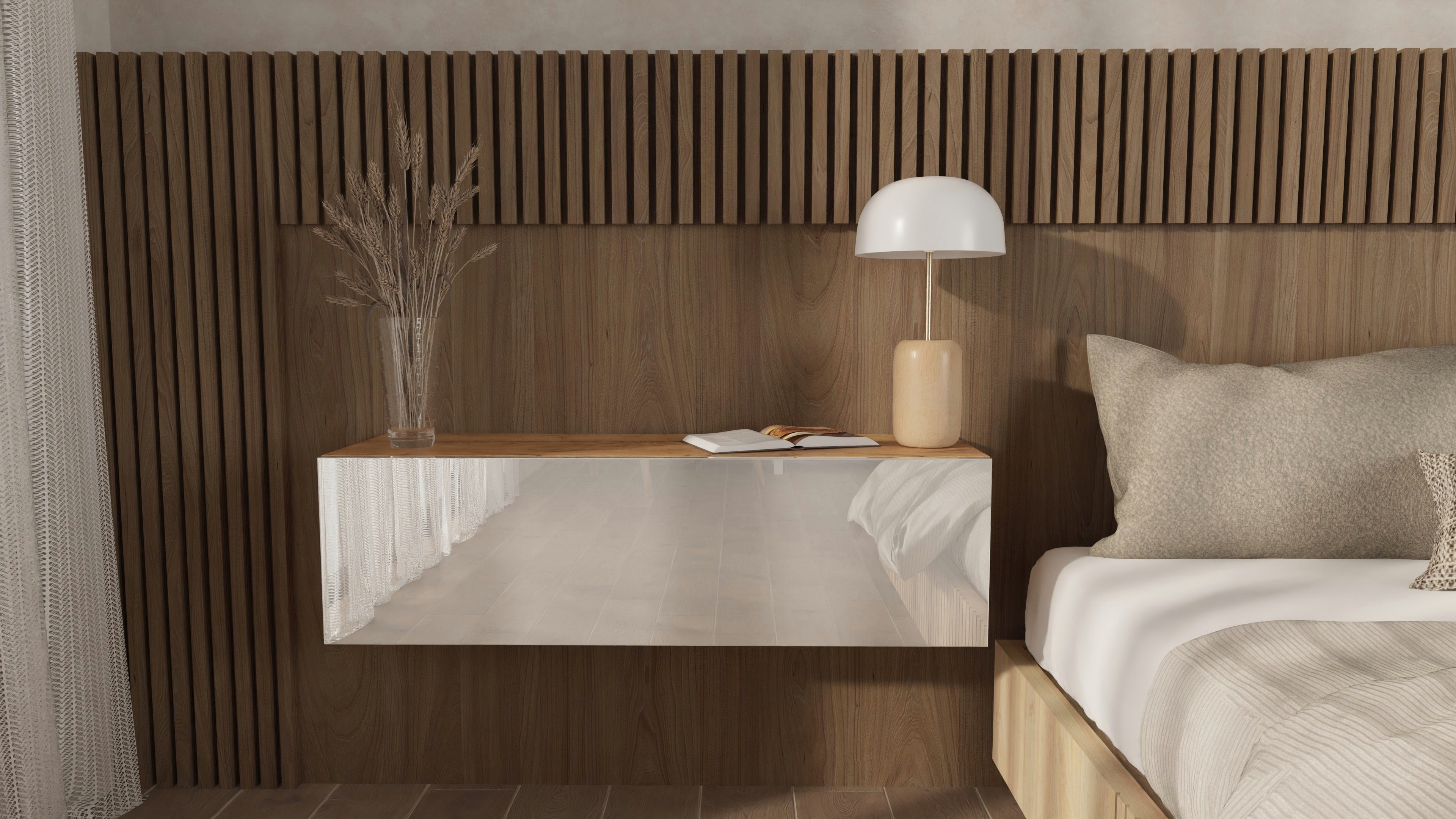 Platan Room Nachttisch, Wandschrank hängende Nachtkommode günstig online kaufen
