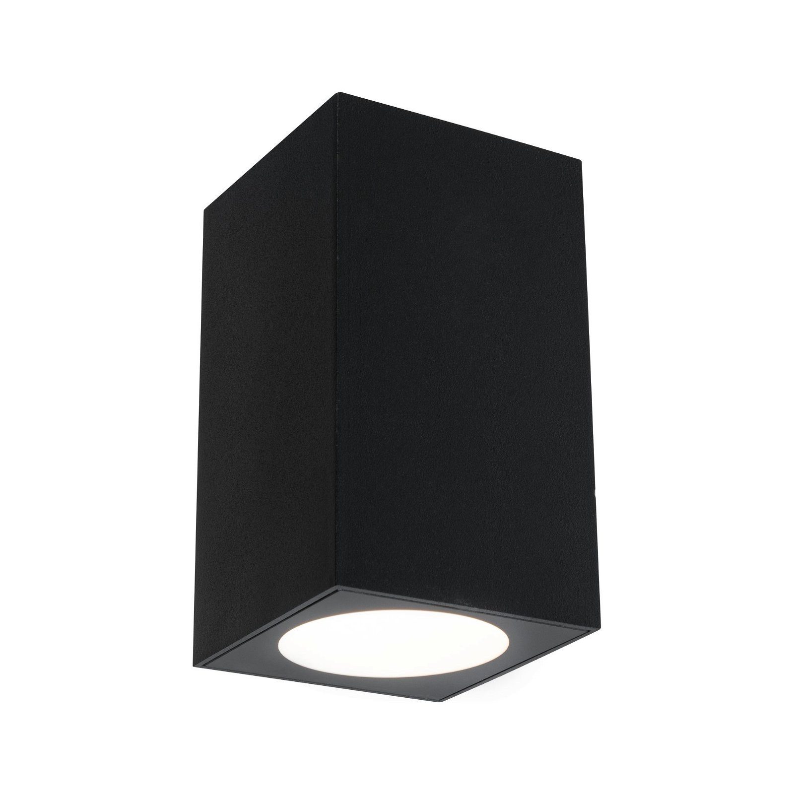 Paulmann LED Außen-Wandleuchte Flame eckig 58x75mm 3000K 3,8W 320lm 230V Aluminium, LED fest integriert, Warmweiß, IP44