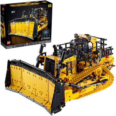 LEGO® Konstruktionsspielsteine Appgesteuerter Cat® D11 Bulldozer (42131), LEGO® Technic, (3854 St), Made in Europe