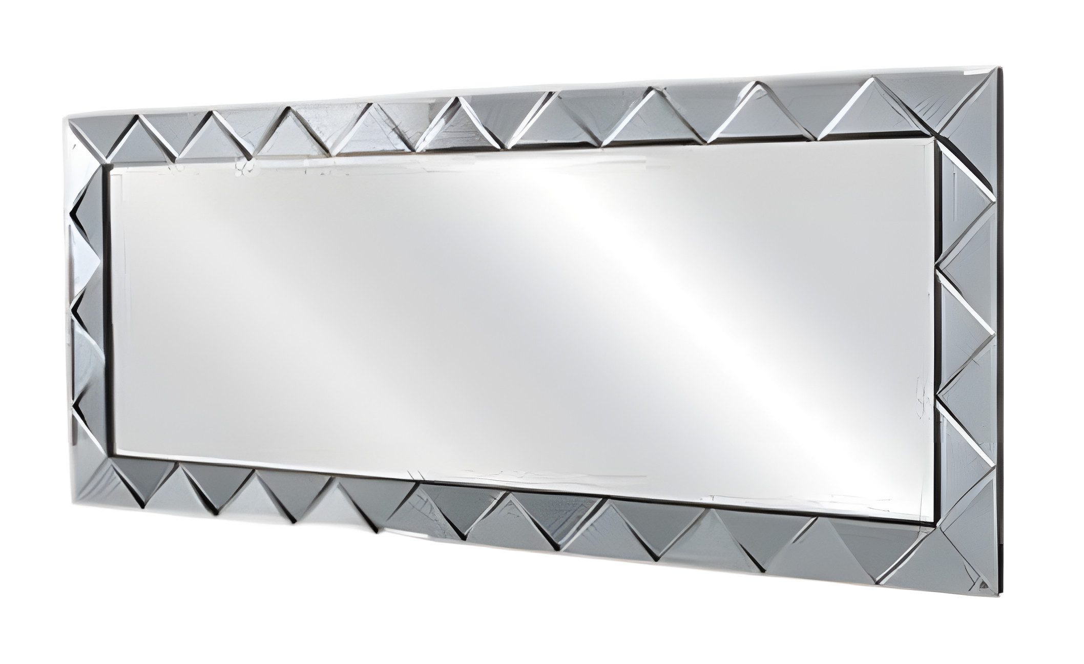JVmoebel Wandspiegel Grauer moderner Glas Spiegel für stilvolle Wohnräume (1-St), Made in Europe